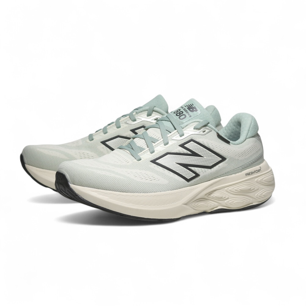 NEW BALANCE 慢跑鞋 NB 880 2E寬楦 米 淺綠 GORE-TEX 全防水 男 M880GA15