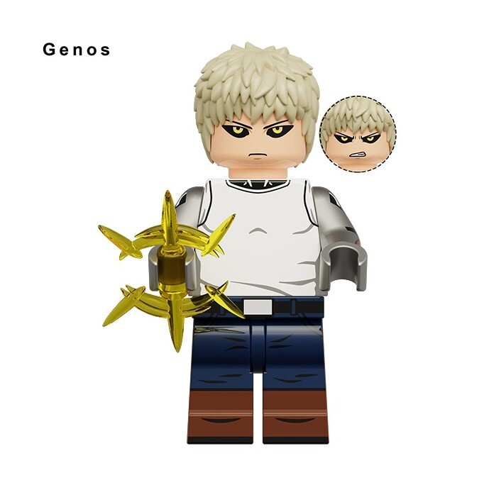 One Punch Man Genos Custom Minifigures Minifigs Fit Lego KDL841 K2264
