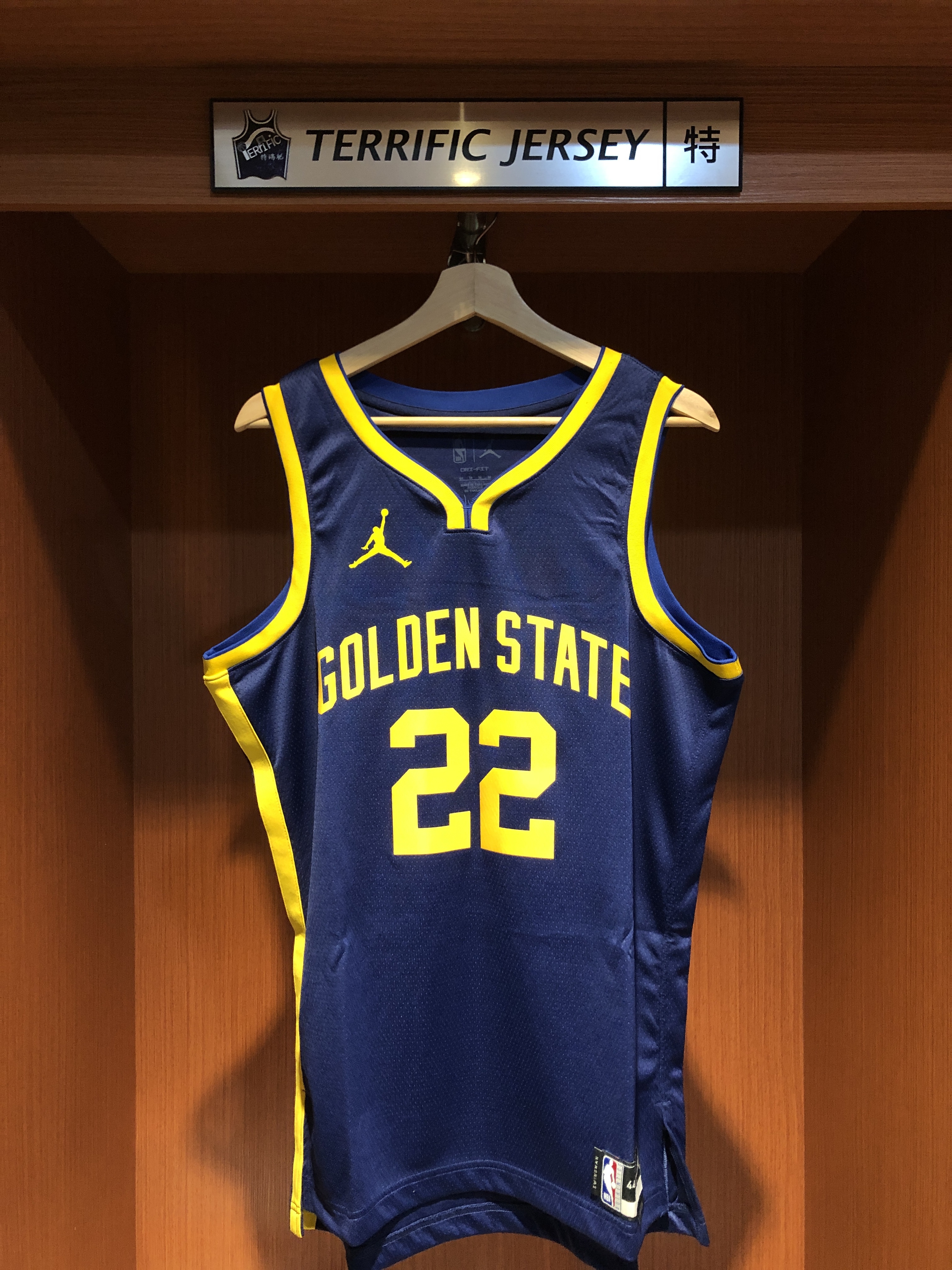 NBA球衣 Andrew Wiggins 金州勇士深藍 Statement Jordan Swingman 球迷版 熱轉印 全新