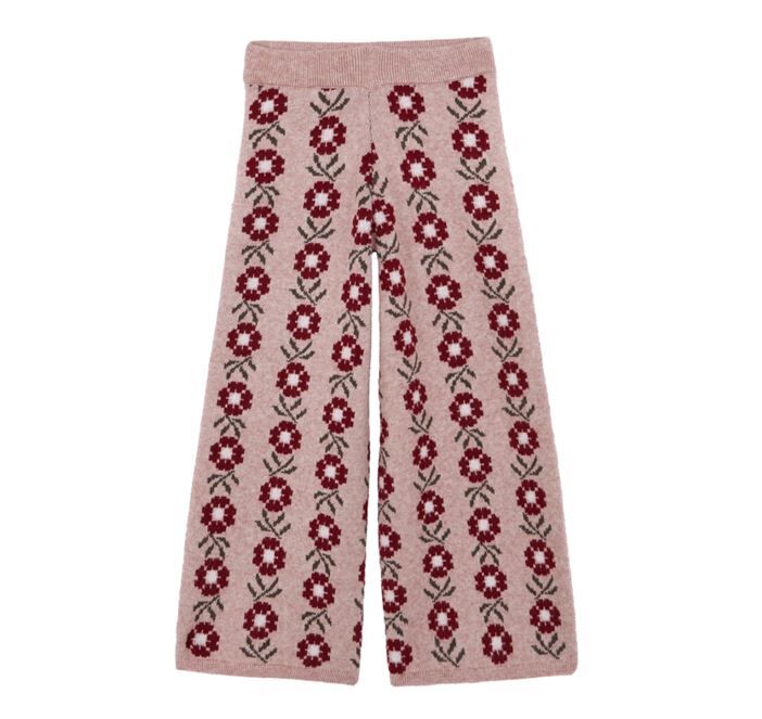 BIRINIT PETIT 花花針織褲 Rosenda knit pants