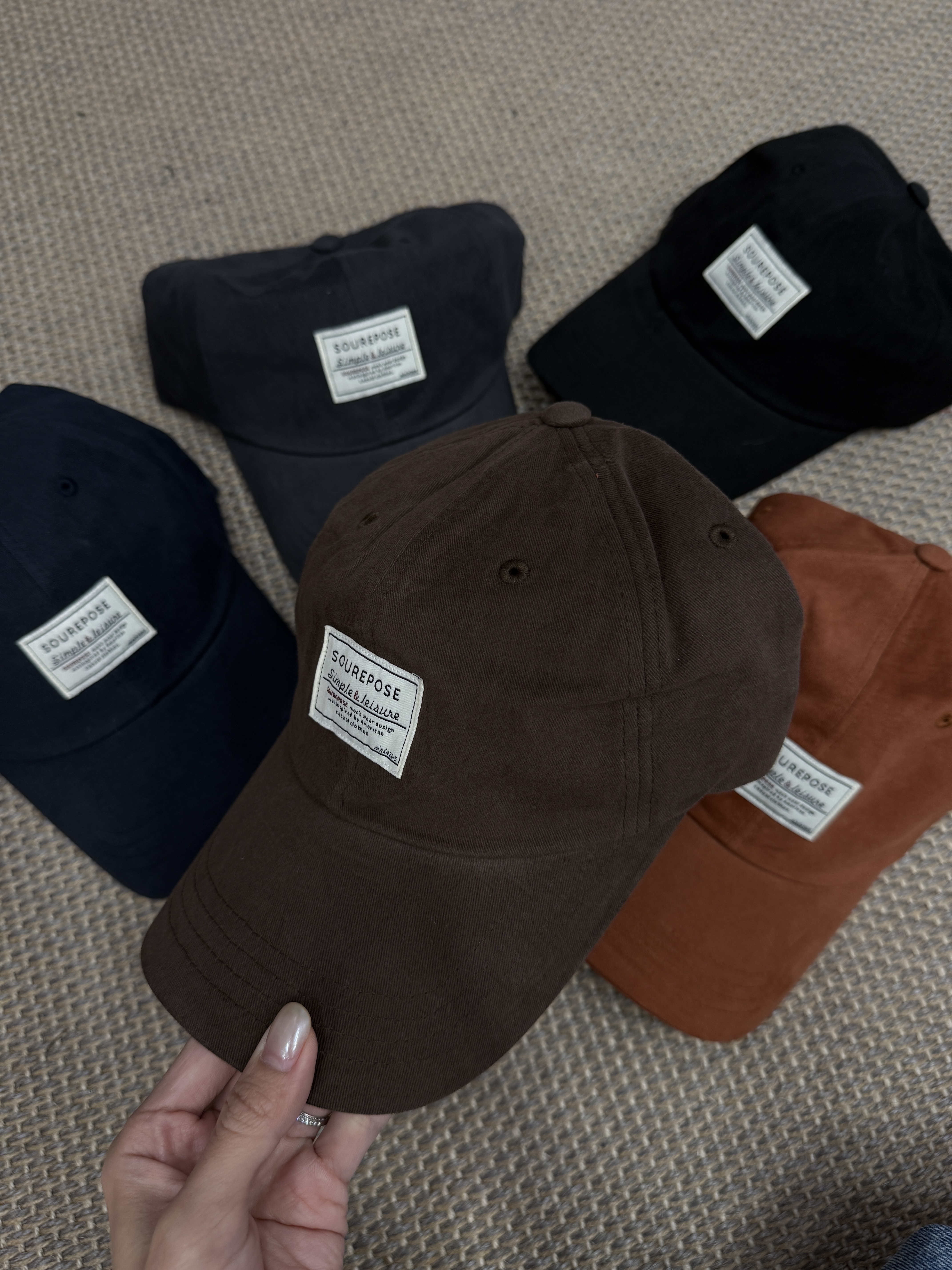 正韓英式標籤老帽