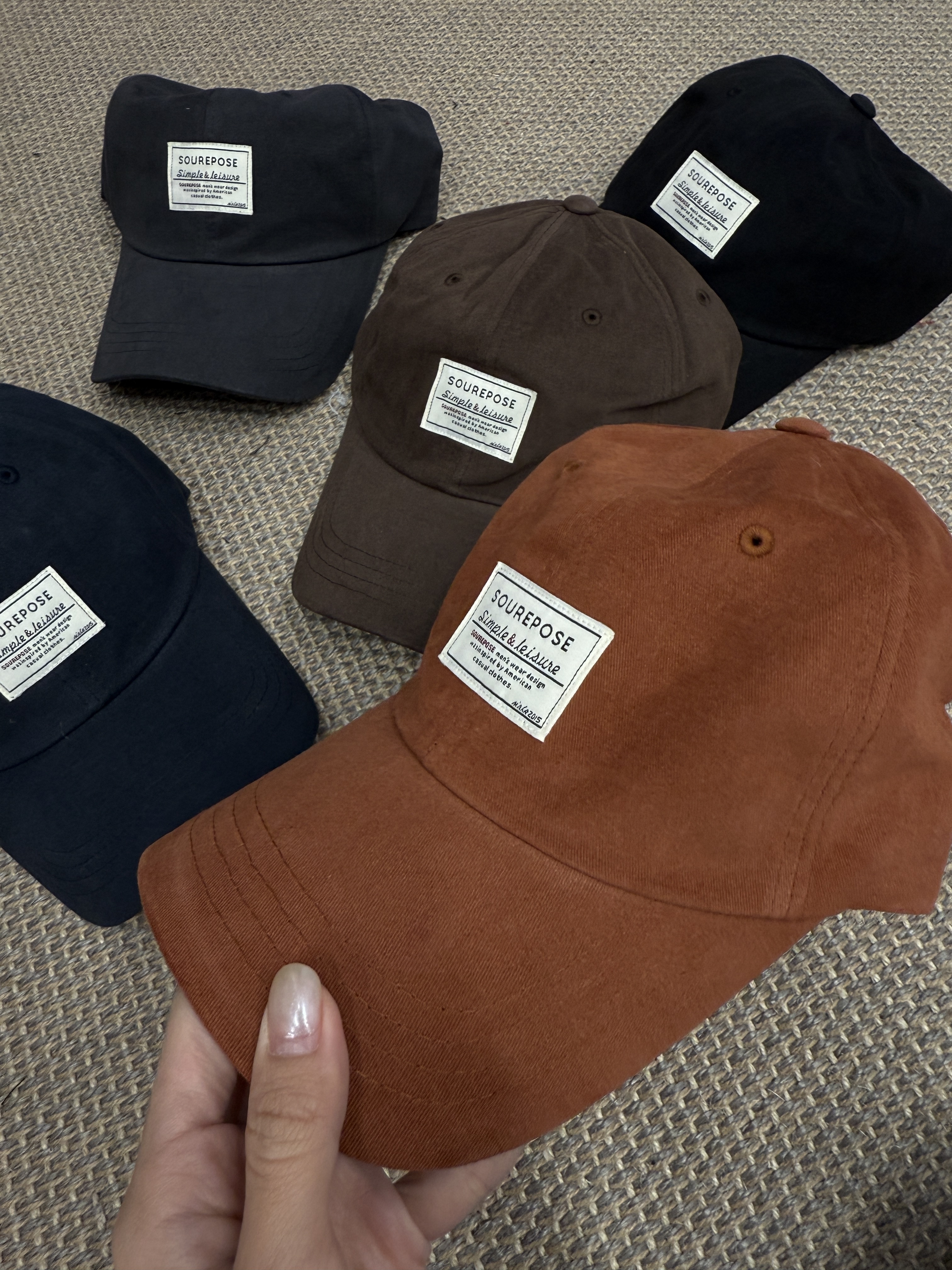 正韓英式標籤老帽