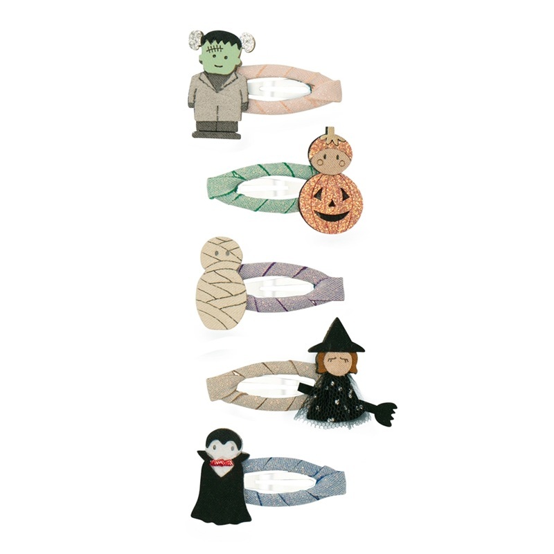 Mimi & Lula 變裝派對-怪物巫婆迷你滴答夾5入