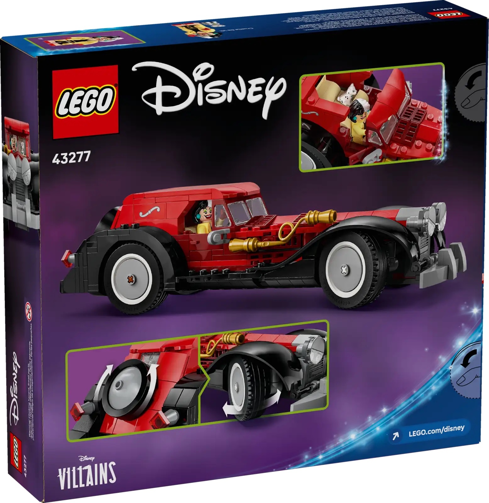 樂高 43277 庫伊拉的汽車  ｜ LEGO DISNEY 系列 ｜ 飛米樂高專賣店