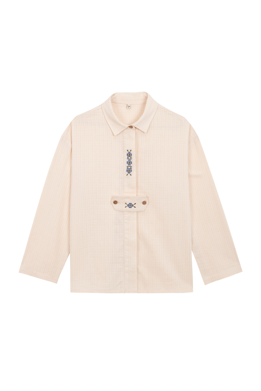 BIRINIT PETIT 西班牙刺繡襯衫 Ivory embroidered Austria shirt