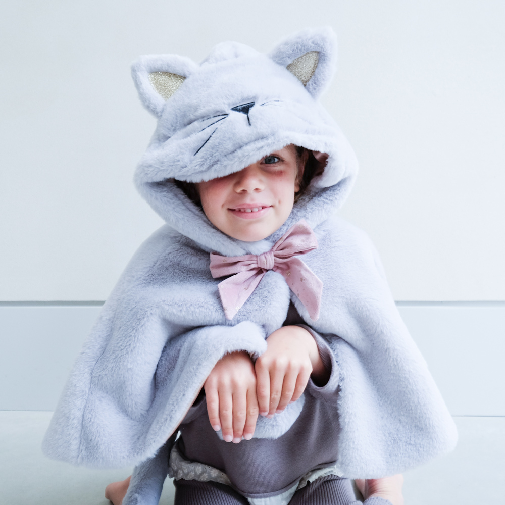Mimi & Lula 變裝派對-可愛貓咪連帽披風