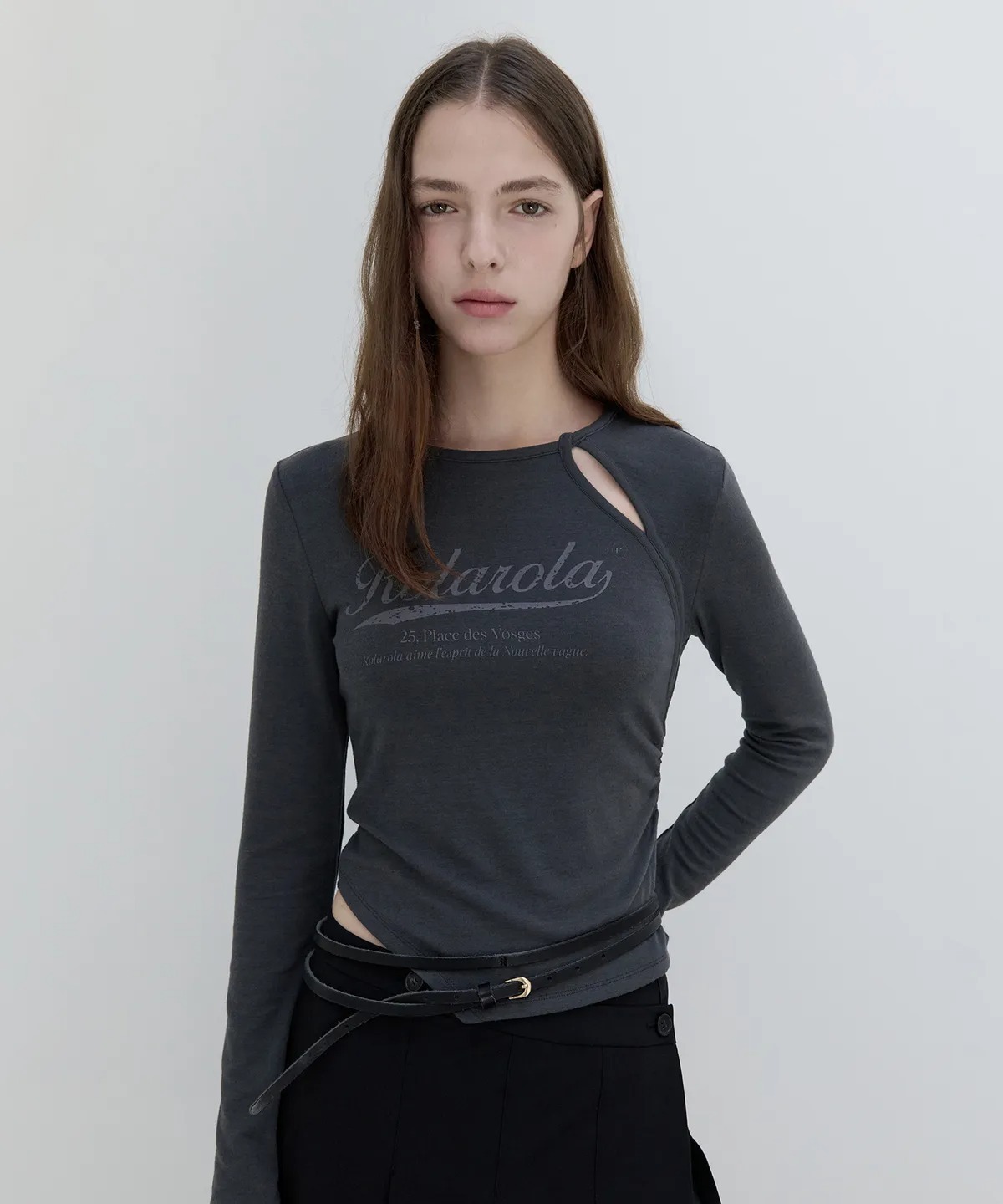 ROLAROLA CUT OUT SLIM T-SHIRT