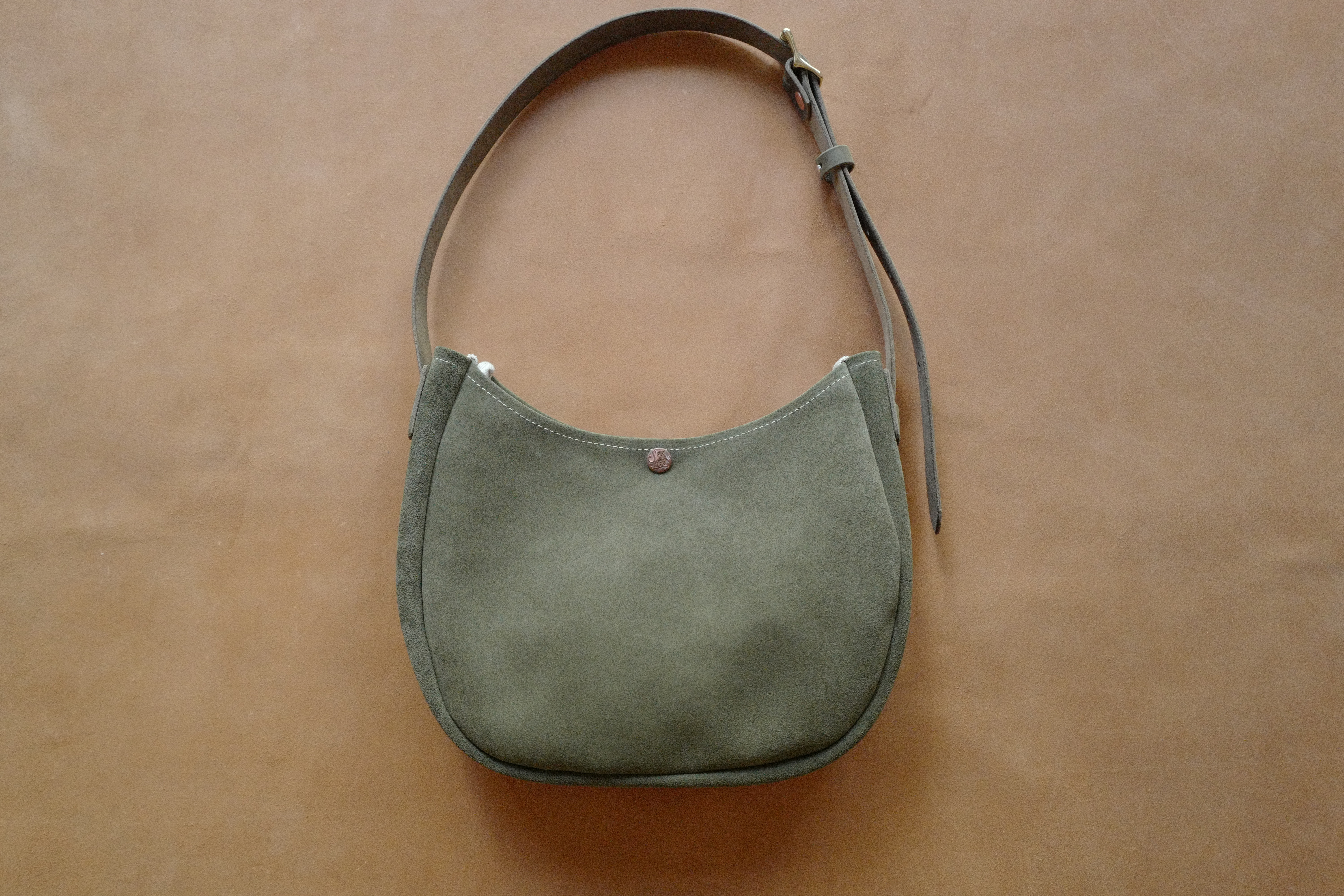 S.F.K 半月型包 mini  / 麂皮苔蘚綠 ( Moss green / Suede) 須事先詢問現貨數量或預定後製作 pre-order