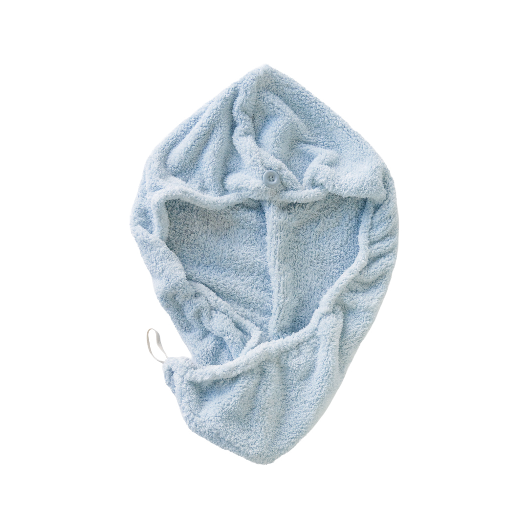 B'f 輕羽瞬吸乾髮帽 - 海鹽藍