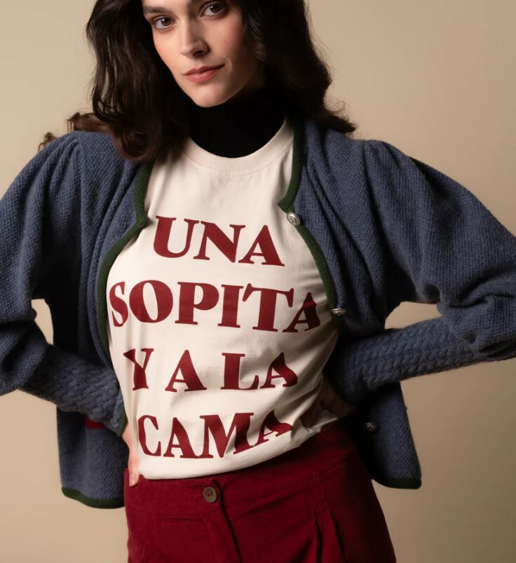 BIRINIT PETIT 短袖復古 T 恤(大人版) Woman Sopita t-shirt