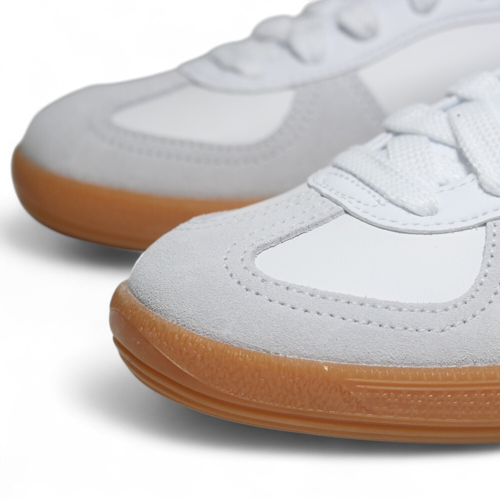 PUMA 休閒鞋 PALERMO VINTAGE 白藍 麂皮 復古 女 39646424