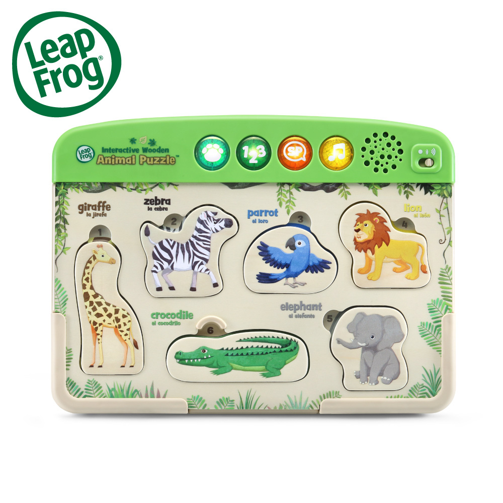 【LeapFrog】木質動物拼圖