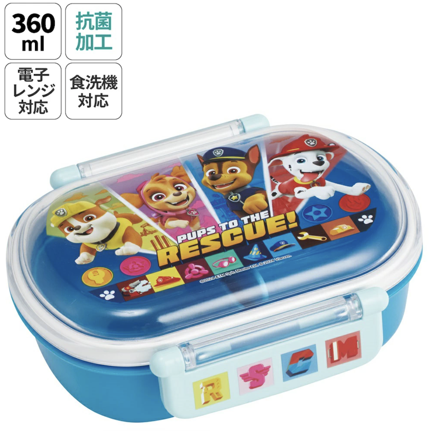 日本製 Skater 銀離子抗菌圓角餐盒 - Paw Patrol
