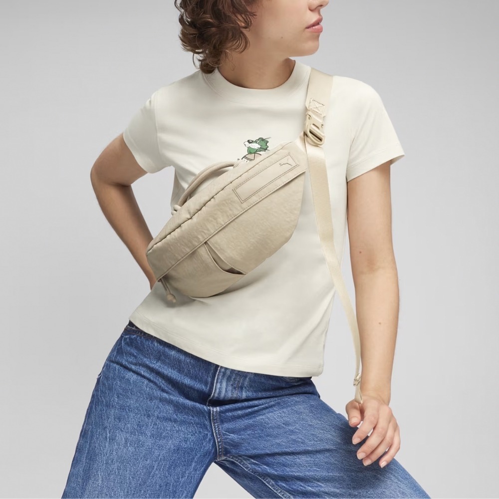 PUMA 側背包 PUMA.BL 卡其 腰包 隨身包 中性 09039502