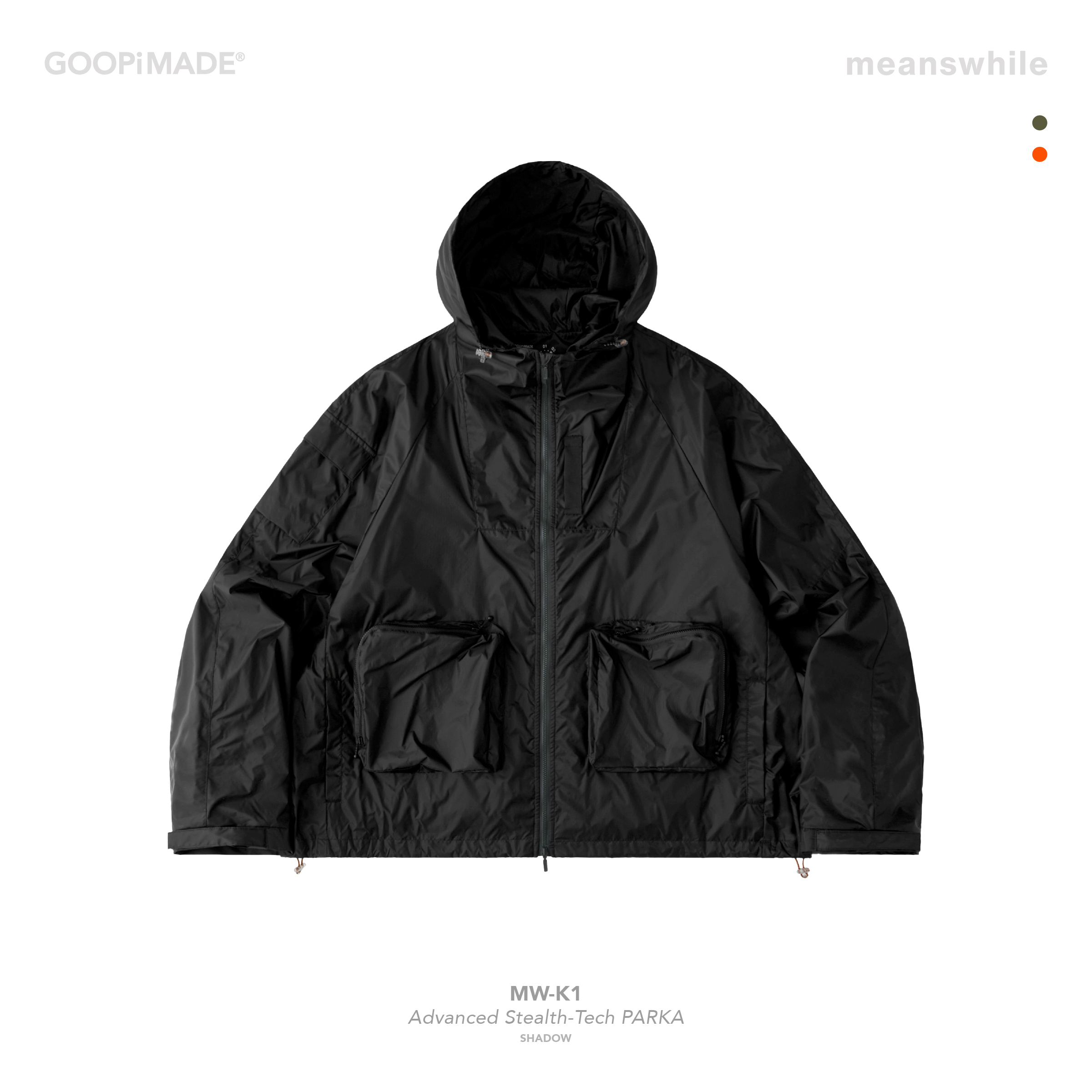 GOOPiMADE x meanswhile / “MW-K1” Advanced Stealth-Tech