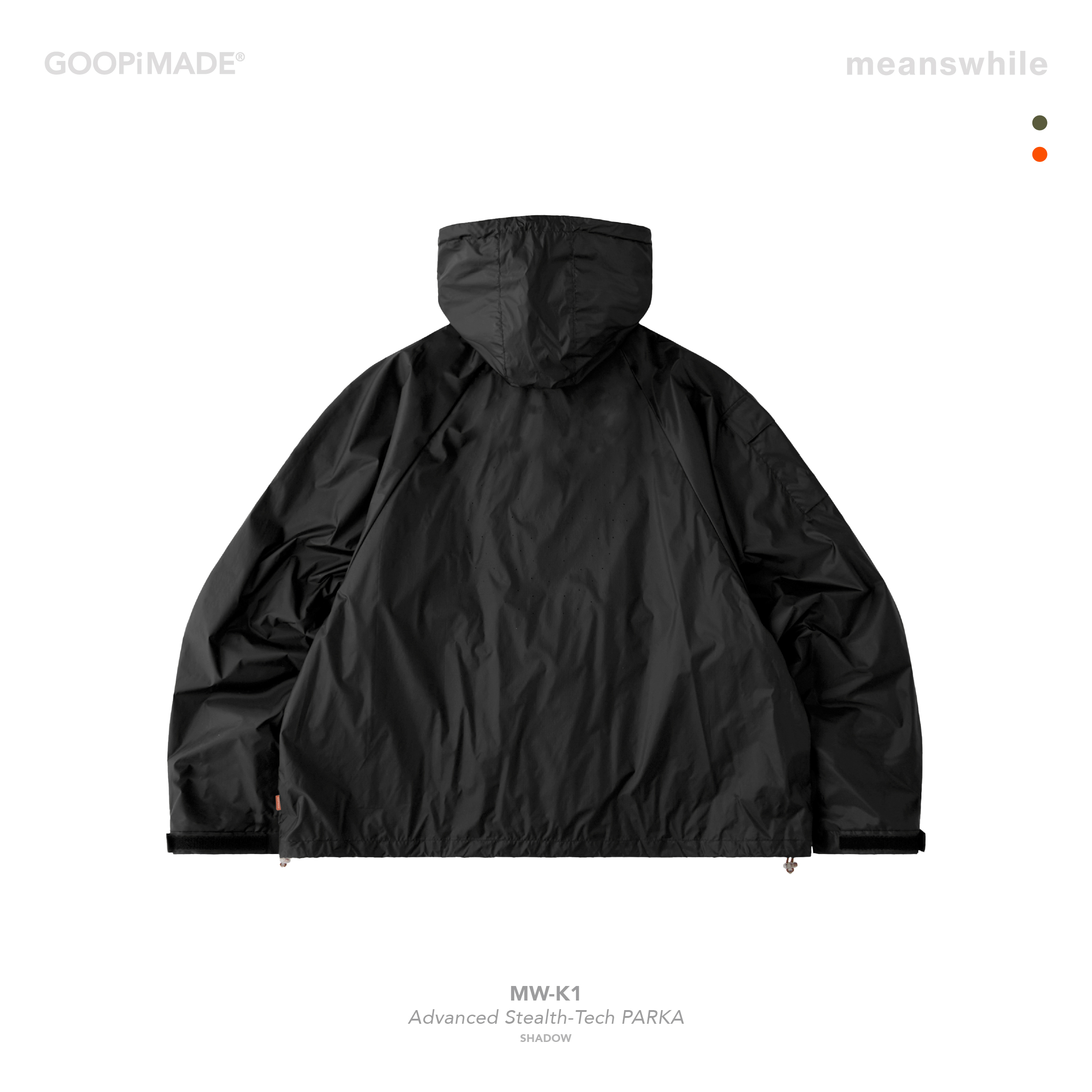 GOOPiMADE x meanswhile / “MW-K1” Advanced Stealth-Tech