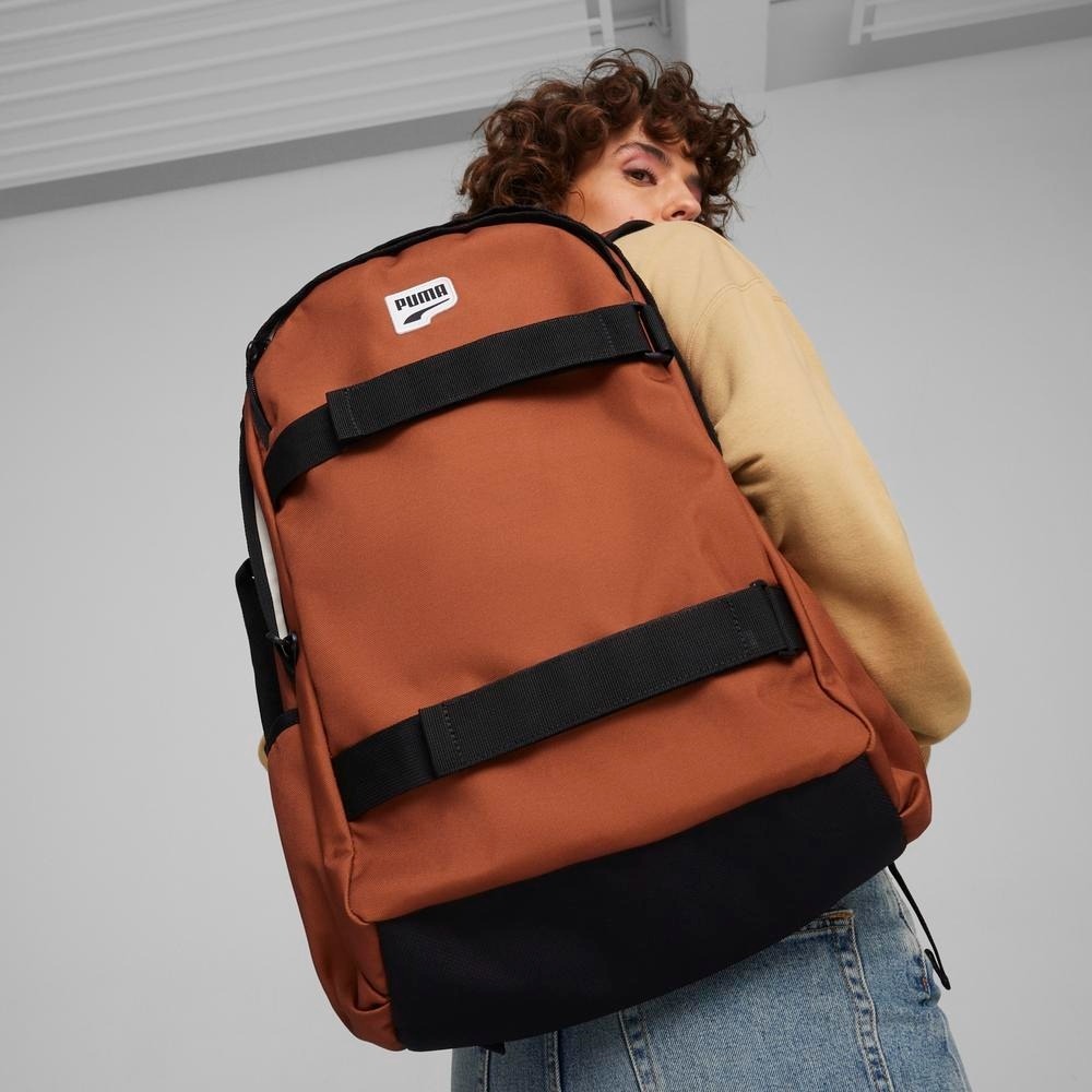 PUMA 後背包 DOWNTOWN 棕色 筆電包 休閒 包包 中性 09025502