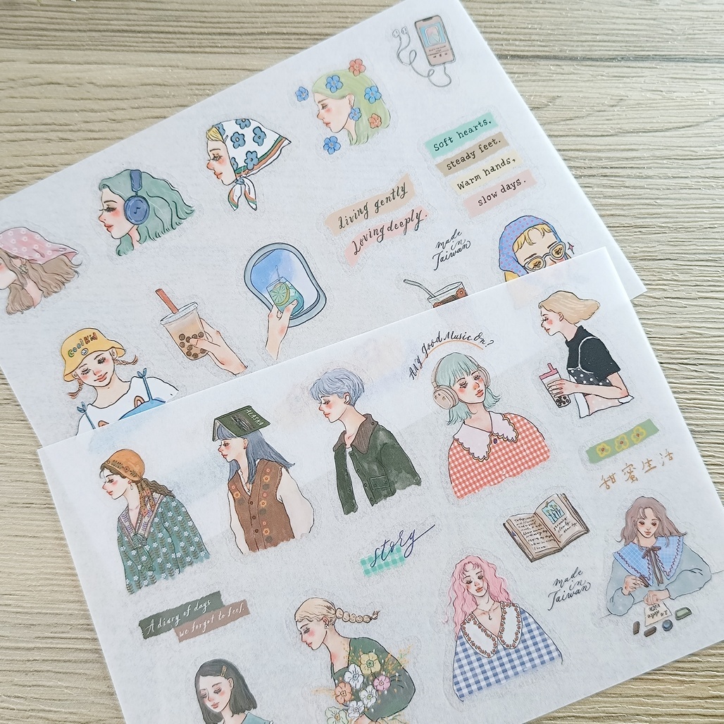 甜蜜生活．甜蜜慢旅 轉印貼紙