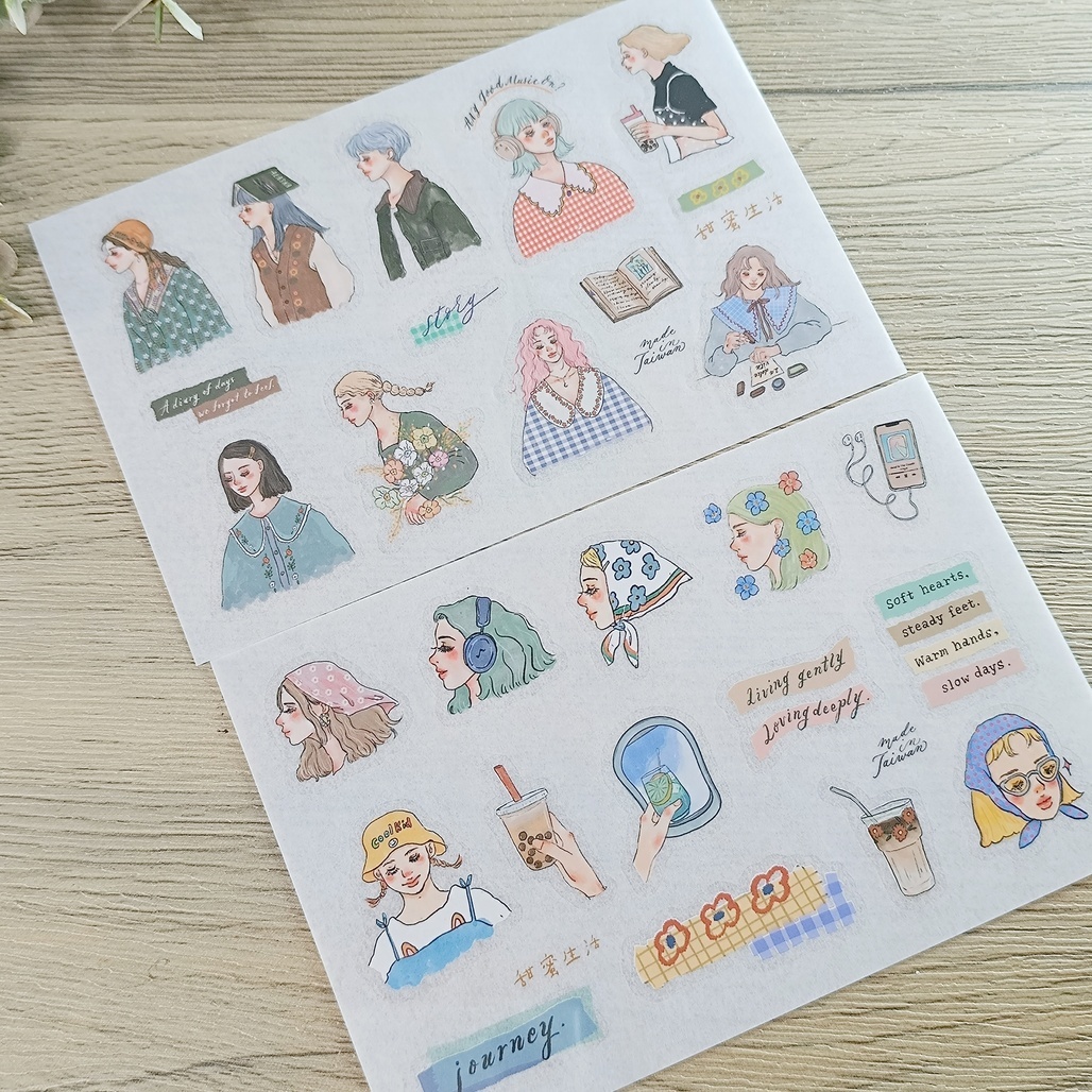 甜蜜生活．甜蜜慢旅 轉印貼紙