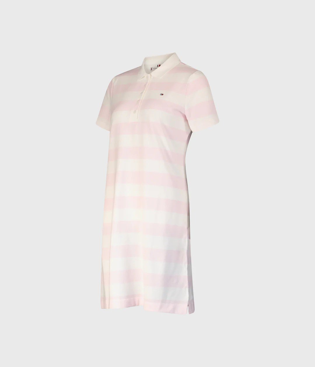 [S] TOMMY HILFIGER BABY PINK RUGBY STRIPE POLO DRESS, XW04323-651 (STH1214)