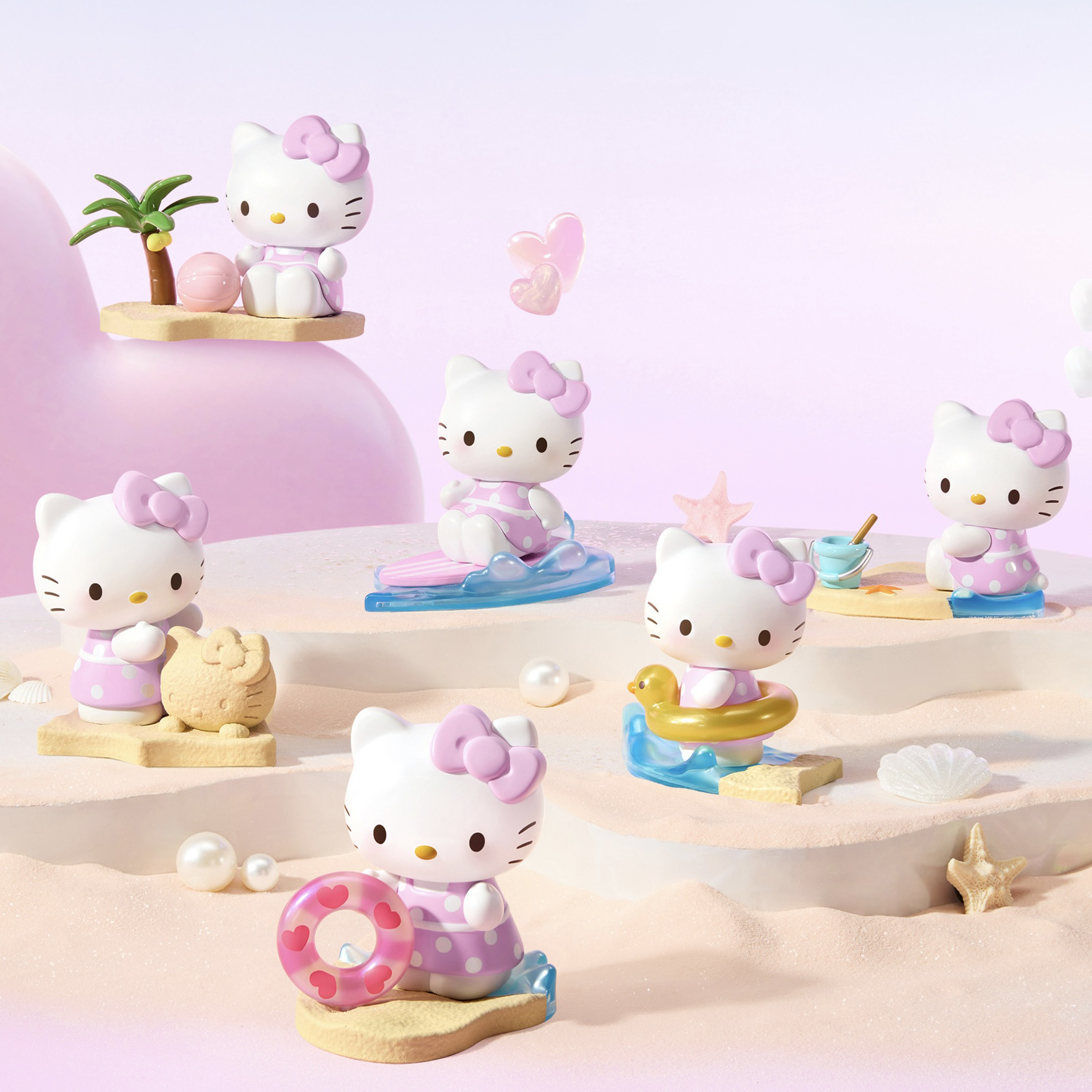 SANRIO 三麗鷗家族 HELLO KITTY 心動假日系列 吊飾 鑰匙圈 盲盒 / 預購