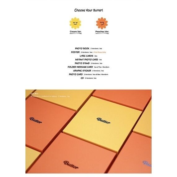 BTS 防彈少年團 ' BUTTER ' 單曲專輯