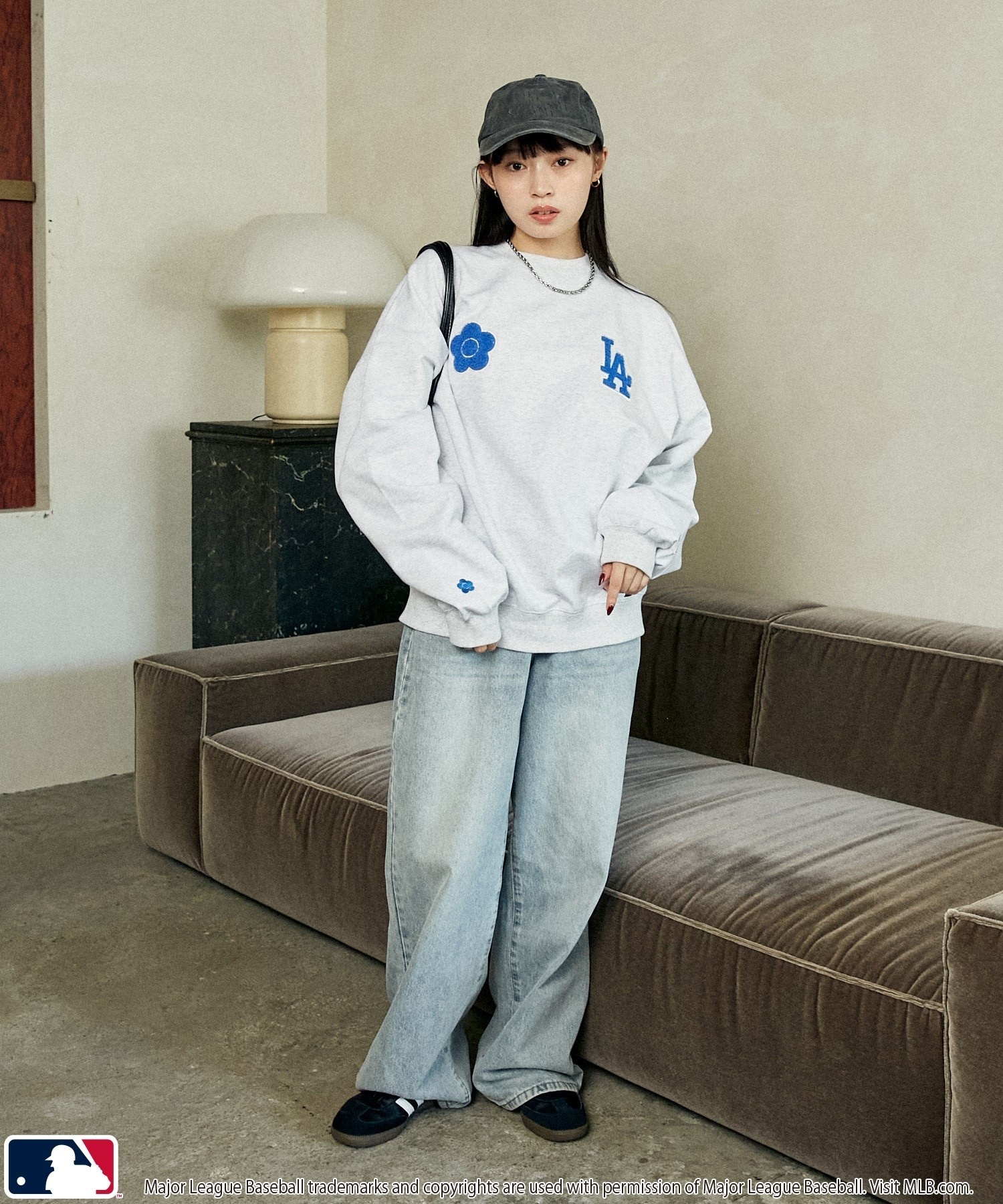 MLB×MARY QUANT / CREW NECK SWEAT