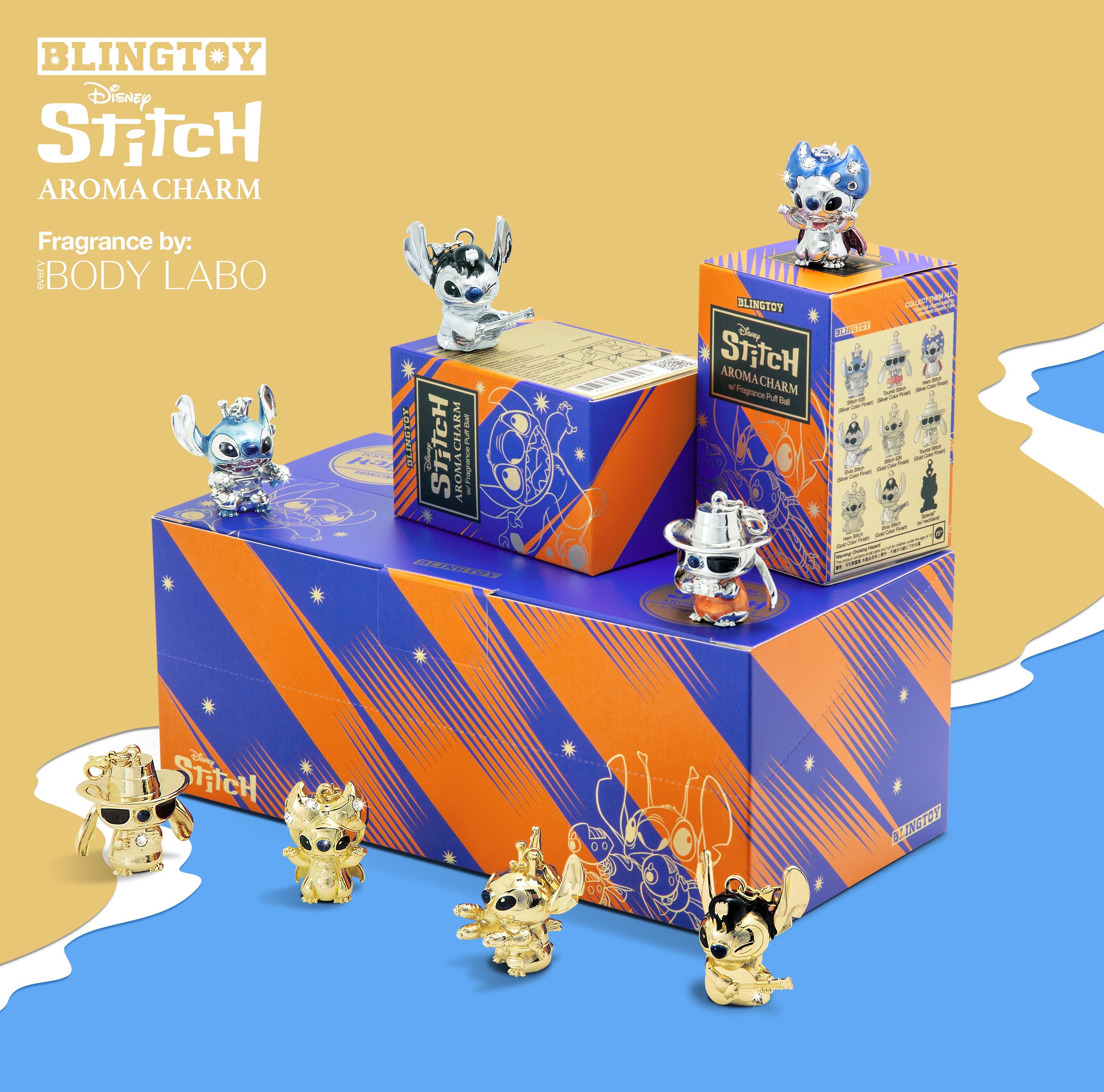 Disney史迪仔香薰吊飾盲盒
