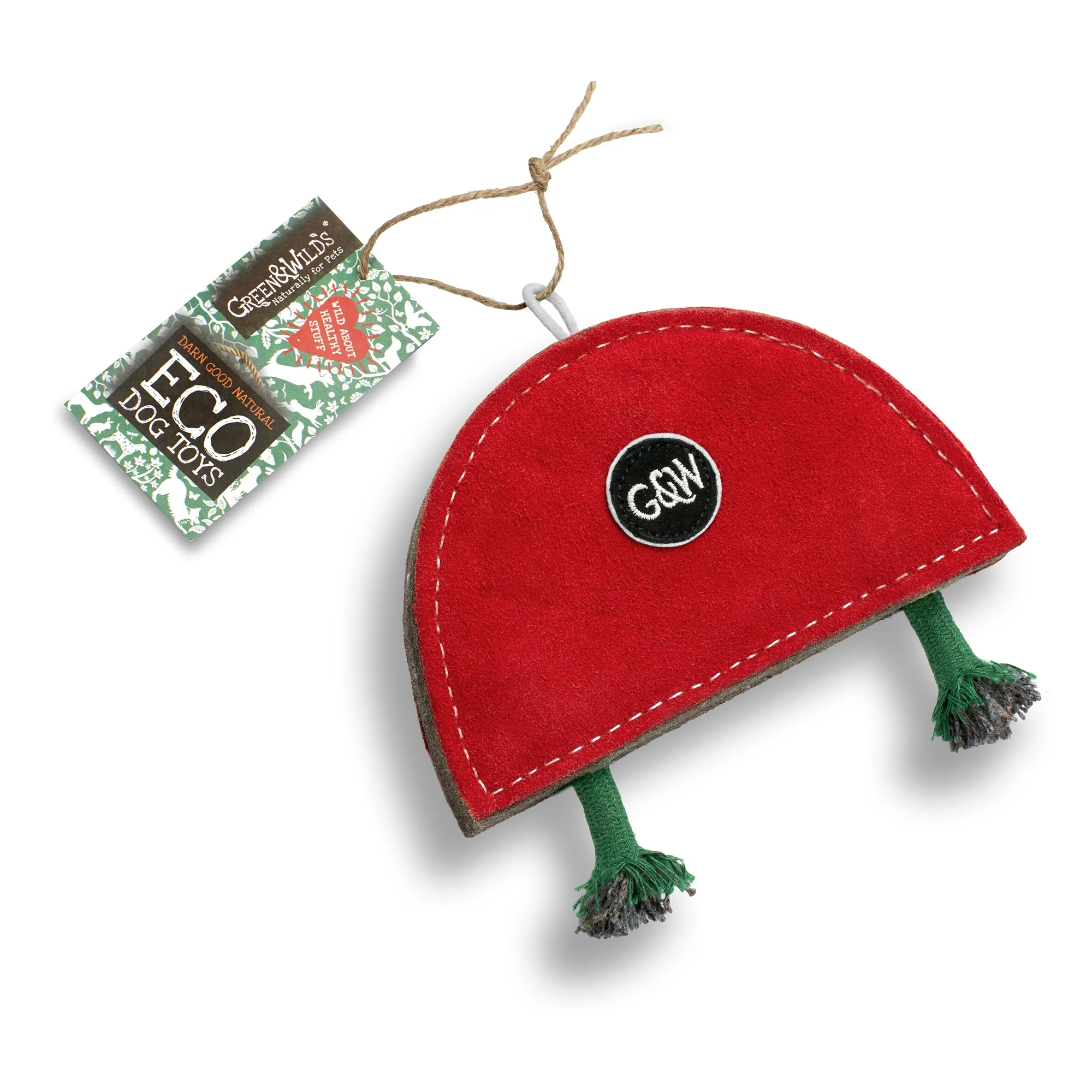 GREEN & WILDS- 天然黃麻製犬用啃咬玩具 - 西瓜溫蒂