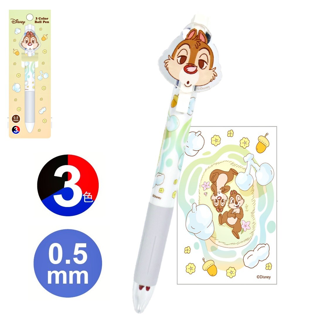 迪士尼 鋼牙與大鼻 -三色原子筆 -0.5mm |大鼻
