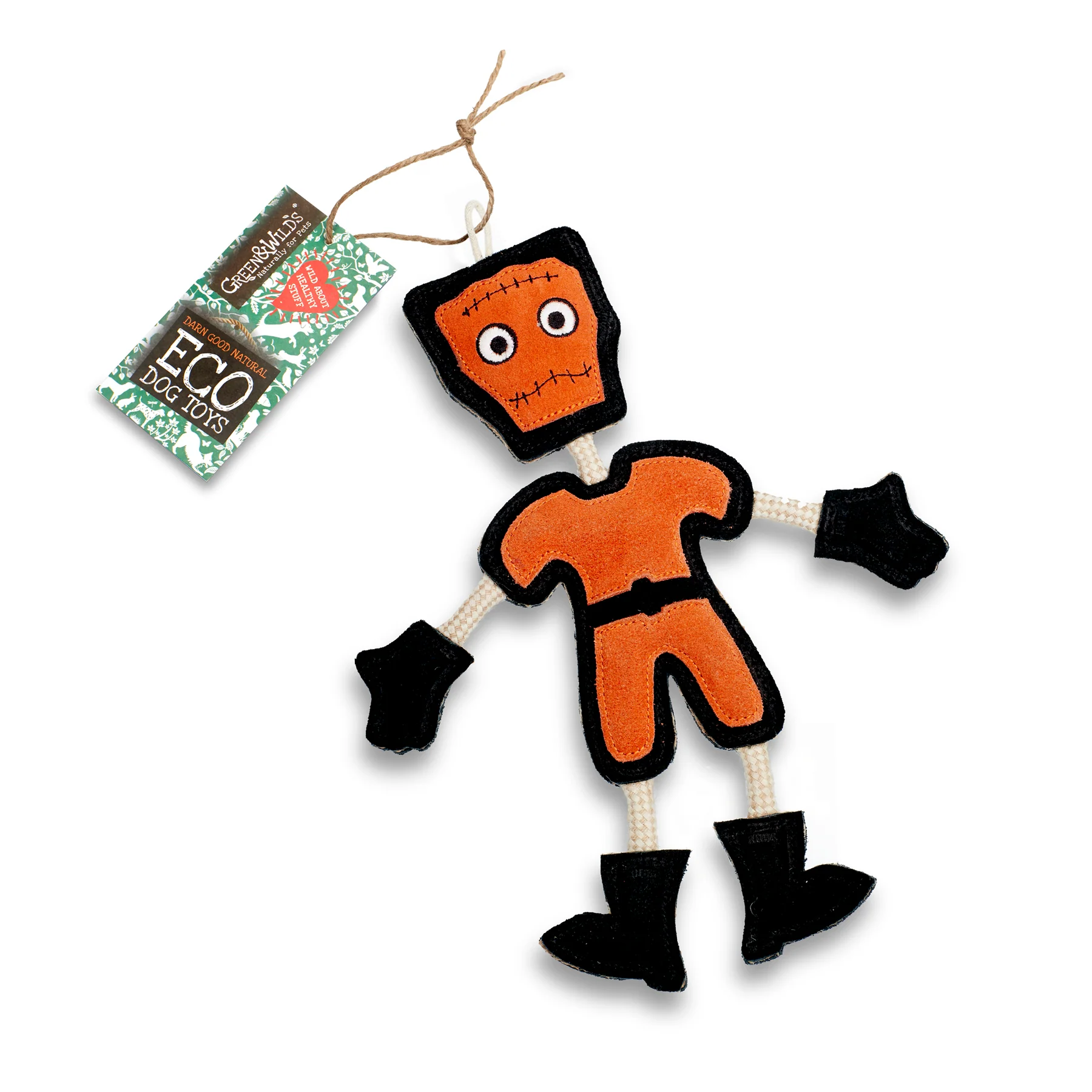 GREEN & WILDS- 天然黃麻製犬用啃咬玩具 -法蘭基斯坦