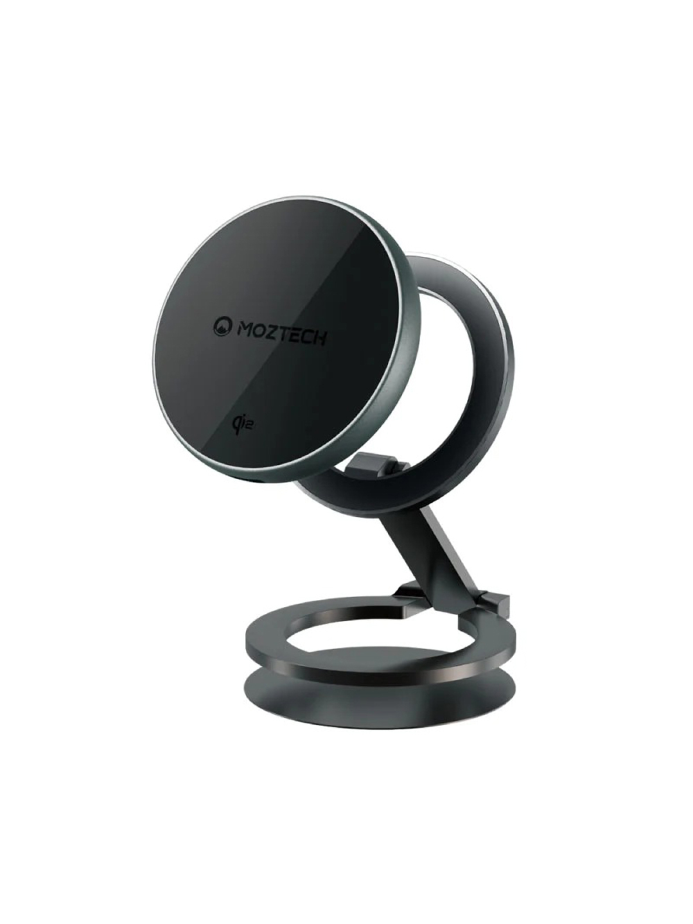 MOZTECH ｜Qi2磁吸無線充電盤  黑色  Qi2  充電盤 Magsafe 無線充