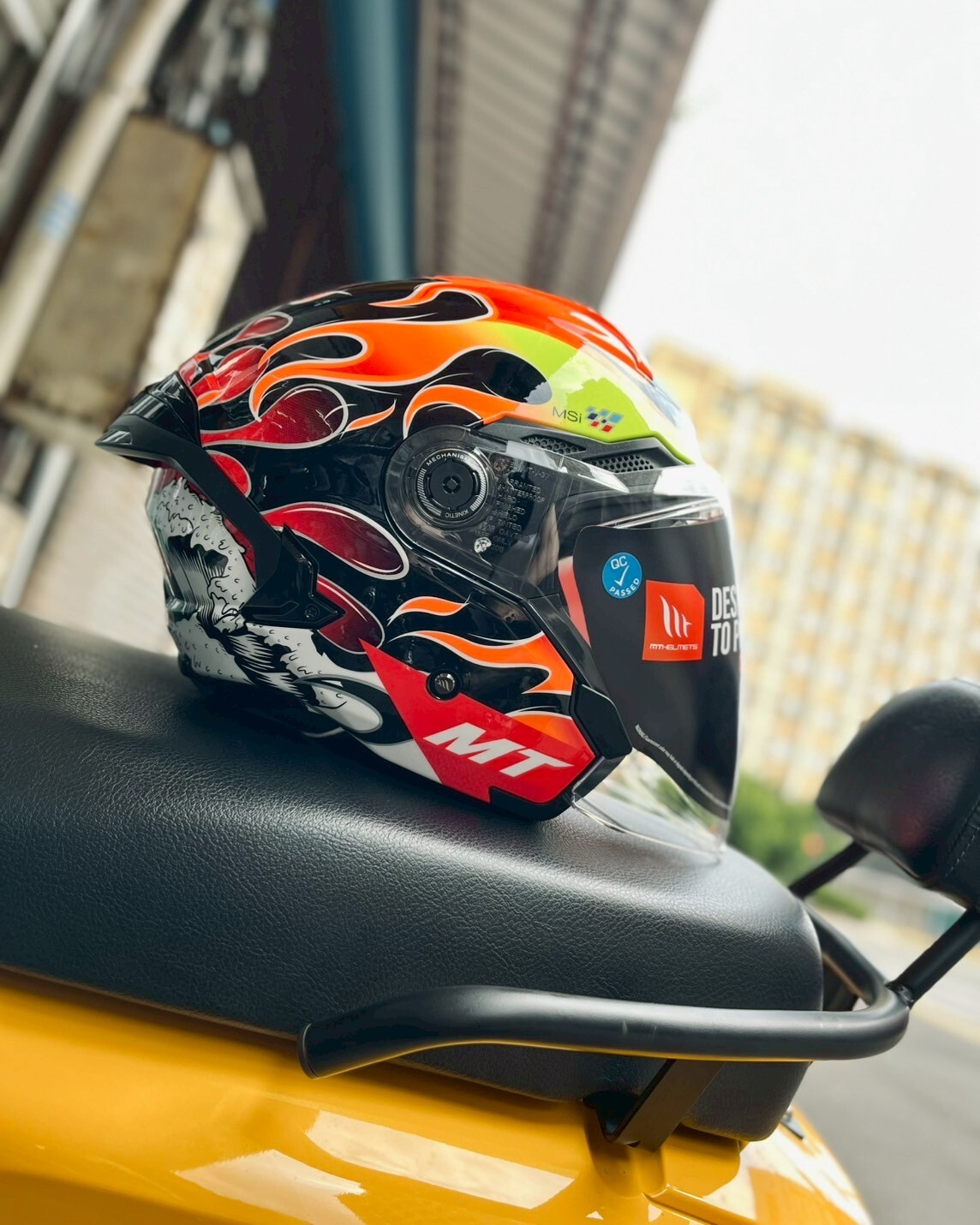 MT Helmet COSMO SV 山中琉聖 選手彩繪 3/4罩 安全帽 亞版