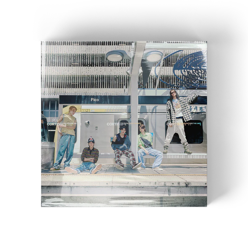 CORTIS - COLOR OUTSIDE THE LINES / 韓版美版 EP/CD 專輯 - Ball 球球鑰匙圈 - 黑膠唱片 - 官方卡片套組