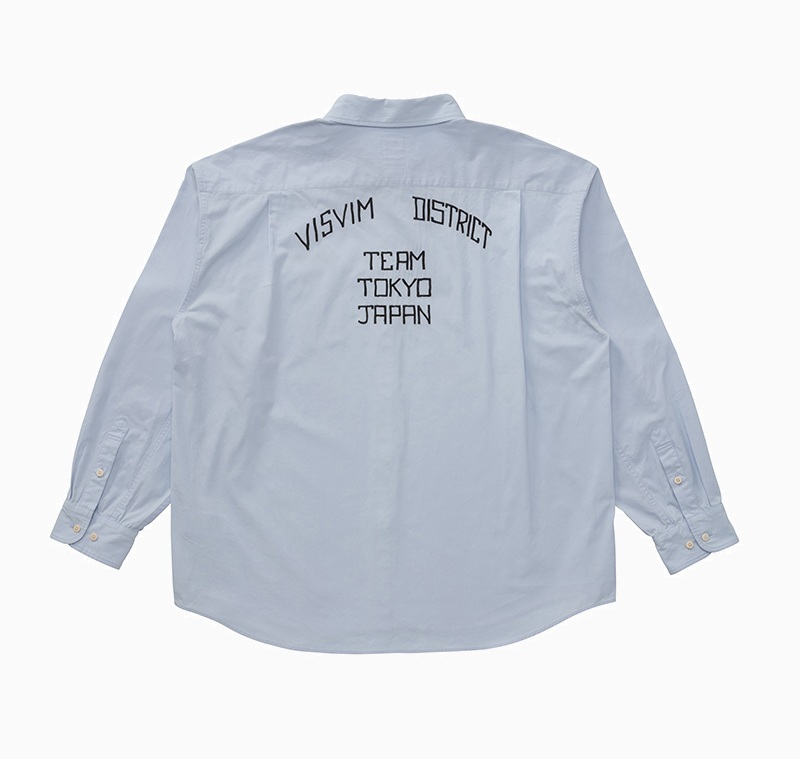 9/11 RE-STOCK: VISVIM STEINER SHIRT L/S - LT.BLUE PRE ORDER ITEM (預訂中)