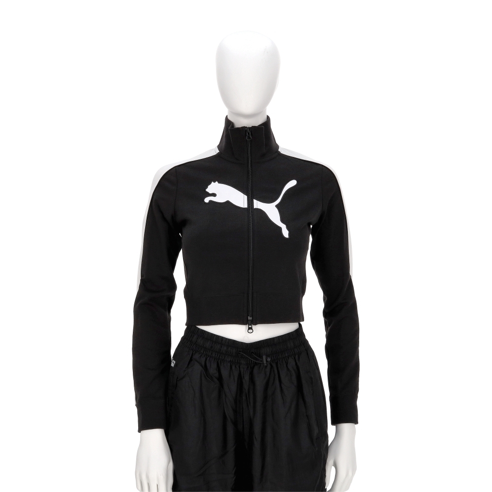 Puma 流行系列 Future Archive 女款 黑色 歐規 短版 雙向拉鍊 立領 外套 63212301