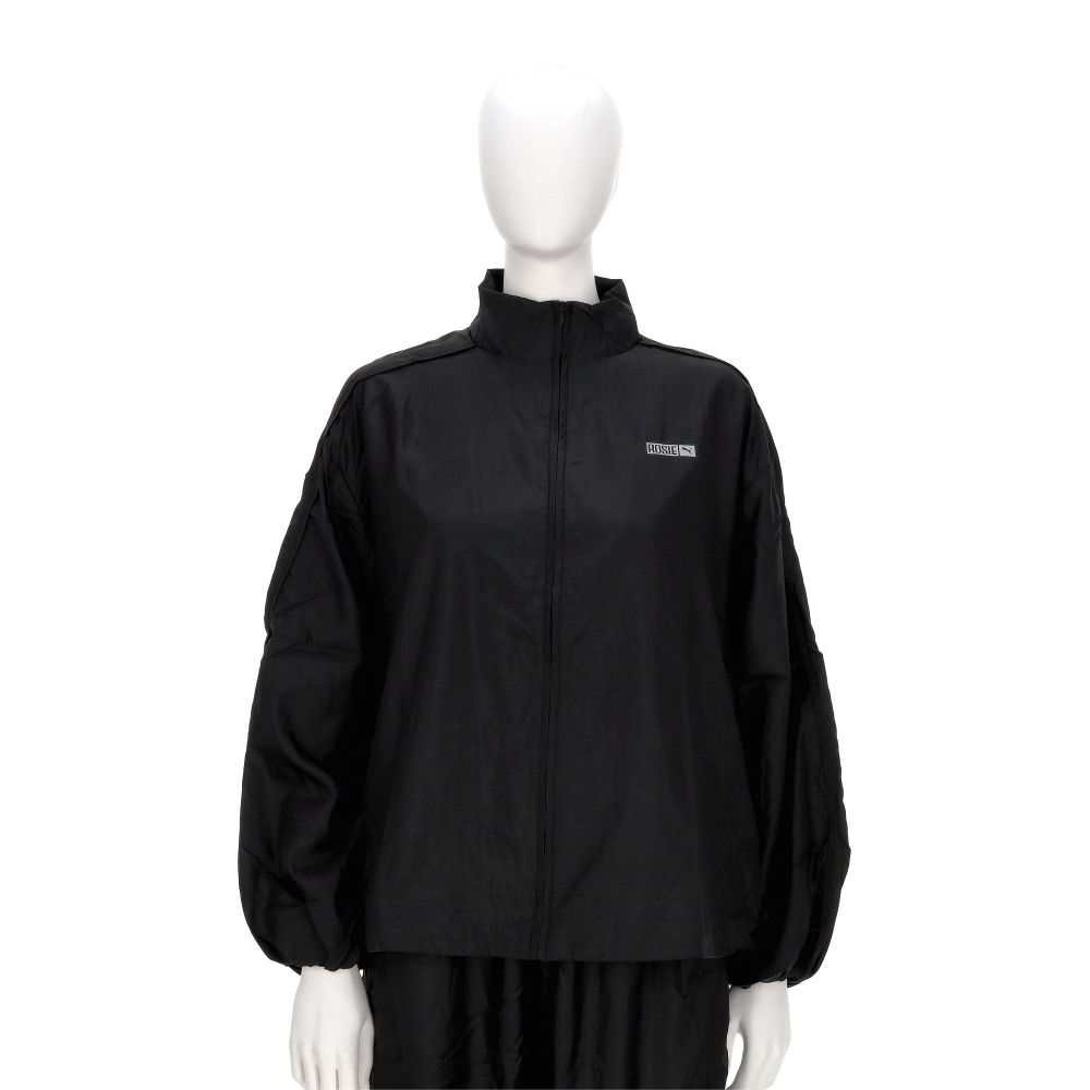 Puma 流行系列 Rose聯名 女款 黑色 歐規 立領 拉鍊 風衣 外套 63379301