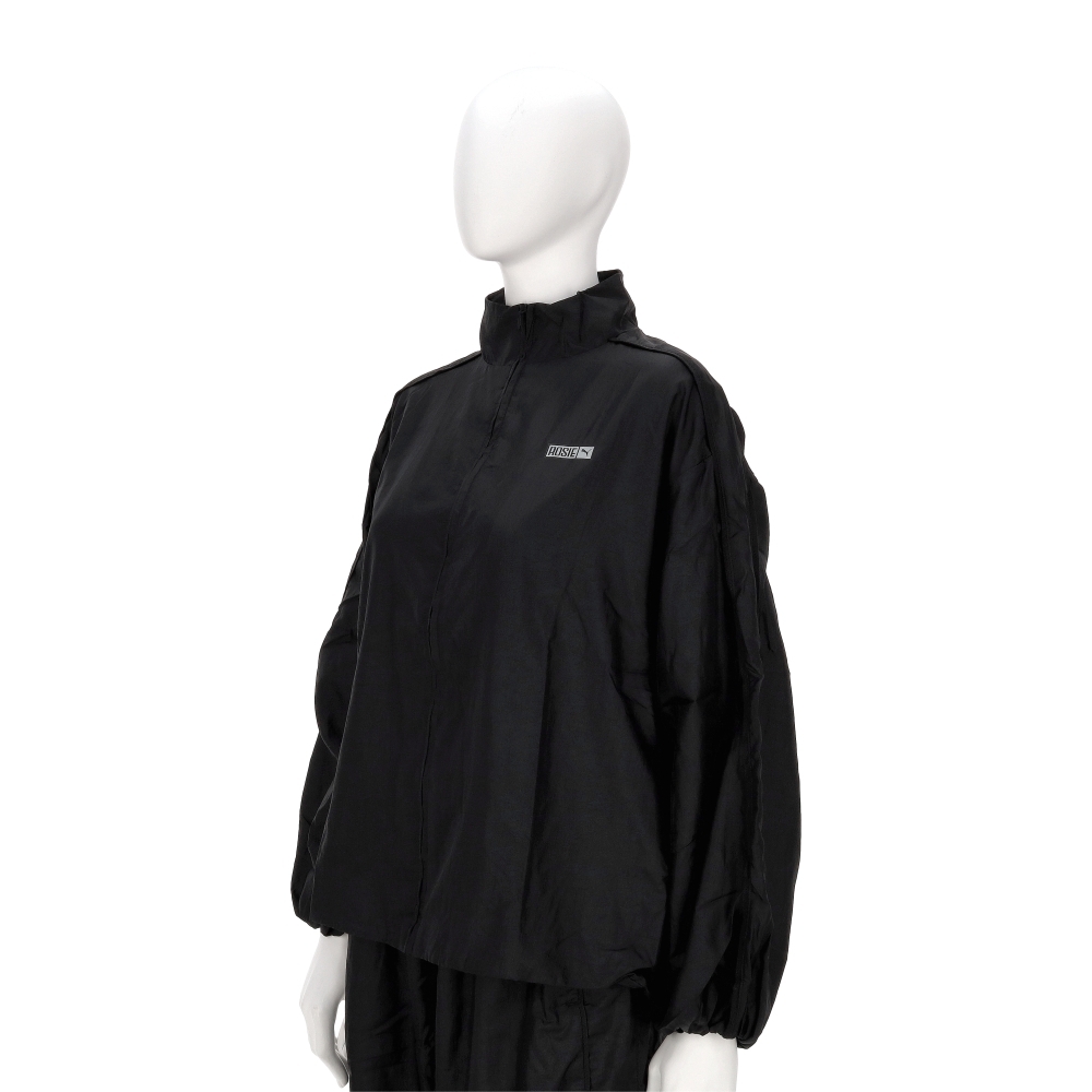 Puma 流行系列 Rose聯名 女款 黑色 歐規 立領 拉鍊 風衣 外套 63379301