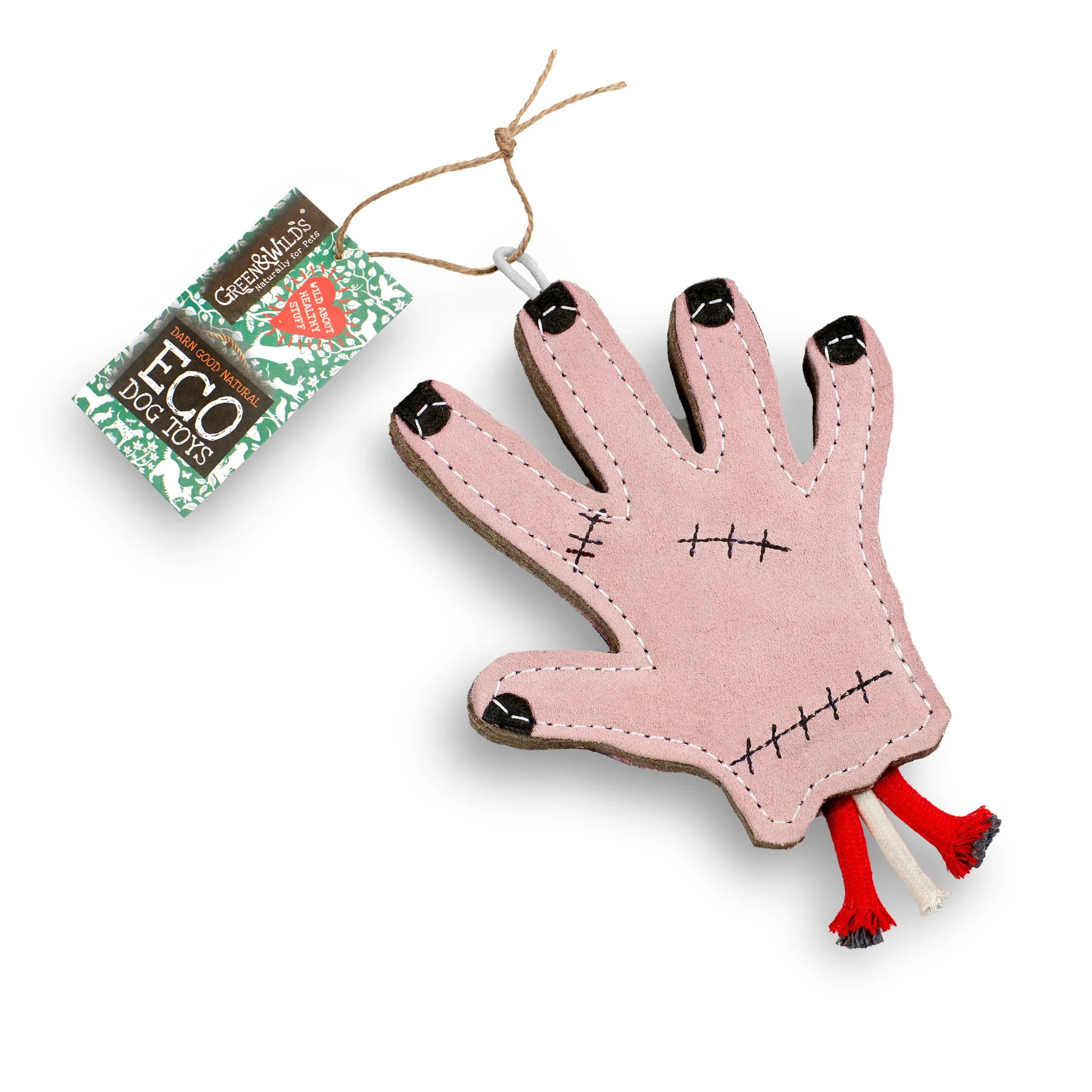 GREEN & WILDS- 天然黃麻製犬用啃咬玩具 -小手
