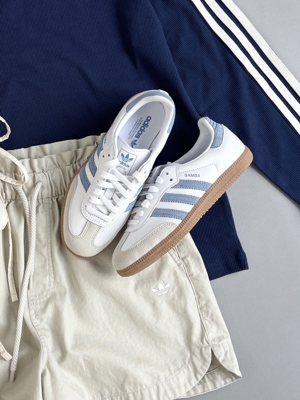 ADIDAS SAMBA OG 寶寶藍3.0 淡藍 麂皮 白色 焦糖底 女鞋 JS1391 / 預購