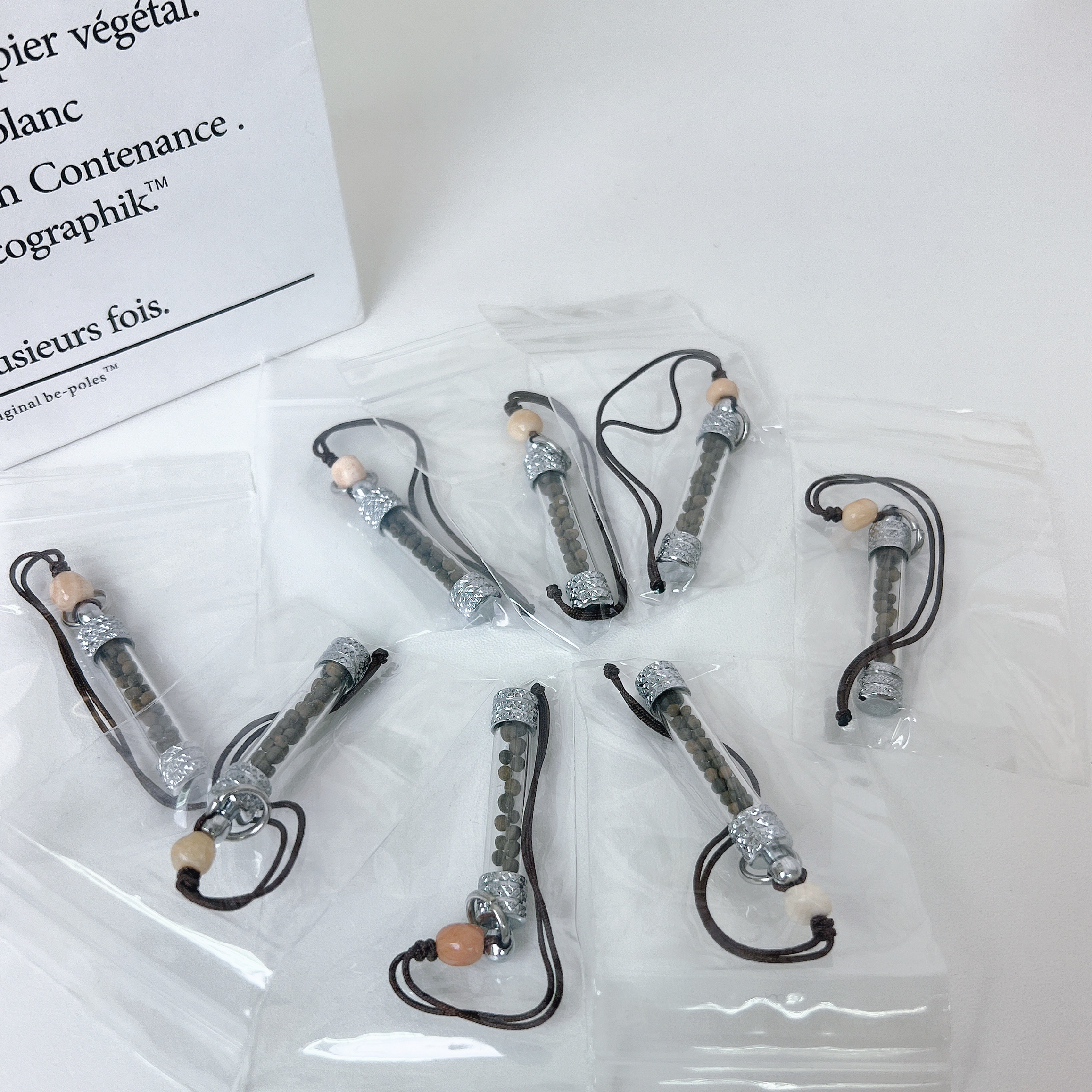 紅舍利髮舍利短嘎巫瓶吊飾