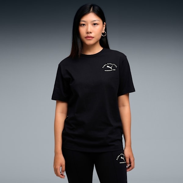 PUMA 短T 基本系列 PUMA CLASS 黑 短袖 T恤 女 68813001