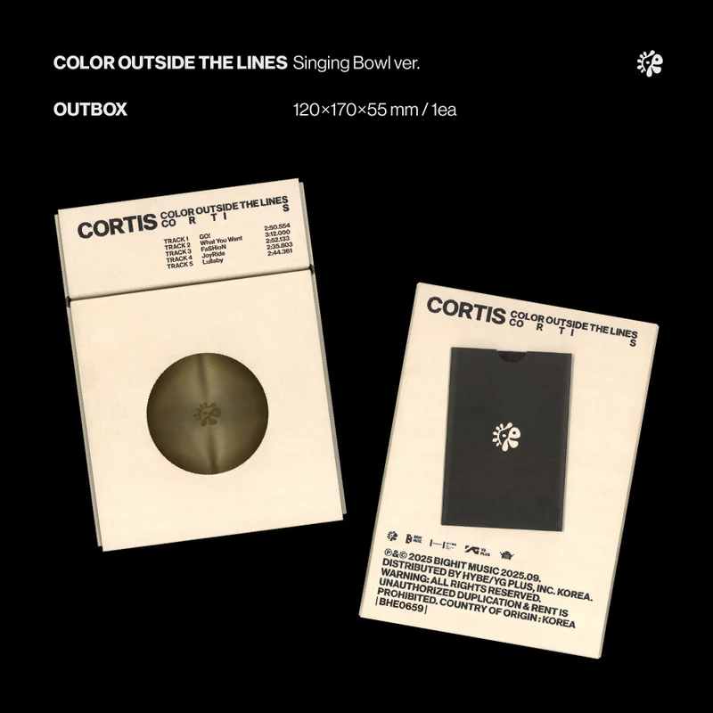 CORTIS．2026年新官方周邊限量桌曆& COLOR OUTSIDE THE LINES CD黑膠唱片