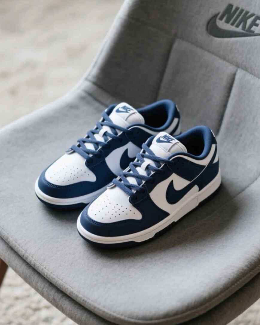 <台灣現貨> Nike Dunk Low "Midnight Navy" 海軍藍 藍白 深藍 復古 低筒 HF5441107