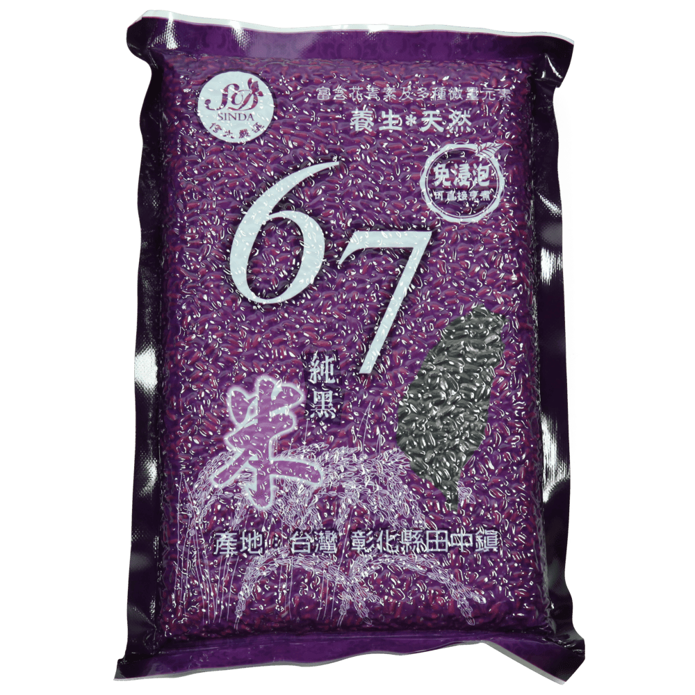 信大67號精氣黑米6入/箱