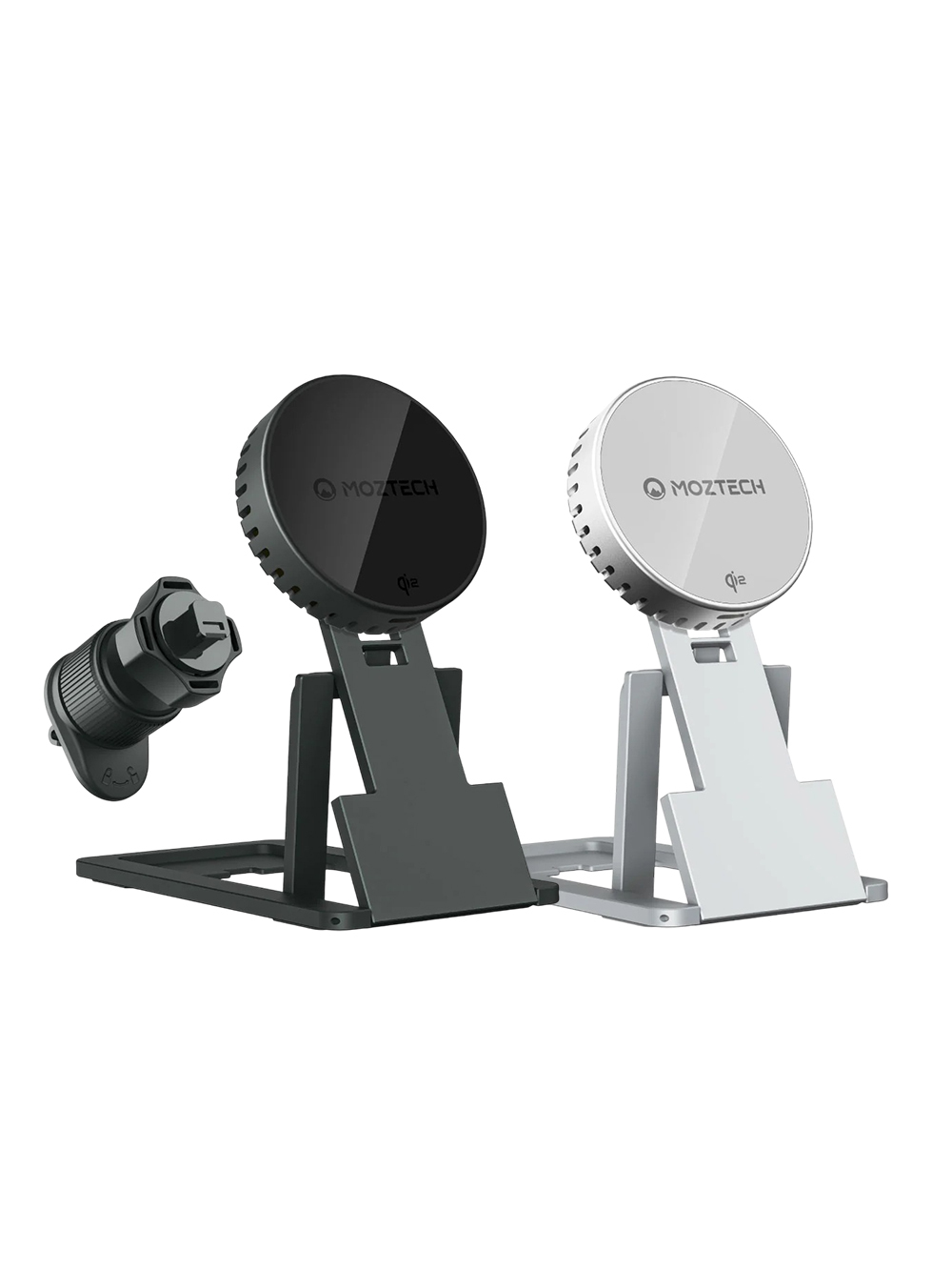 MOZTECH ｜ Qi2磁吸無線充電盤風扇款