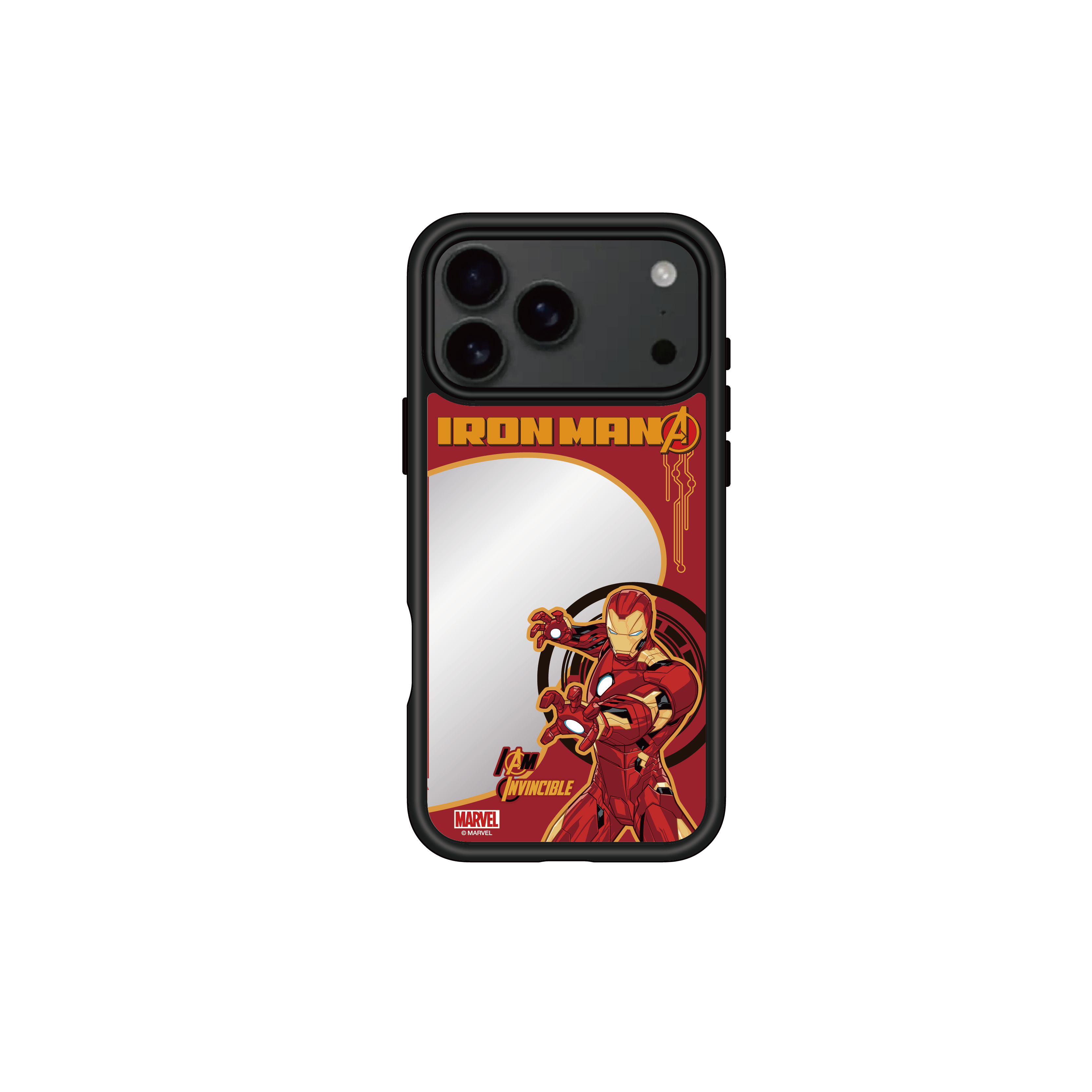 i-Smart MagSafe Mirror Phone Case(Iron Man-Invinclble)