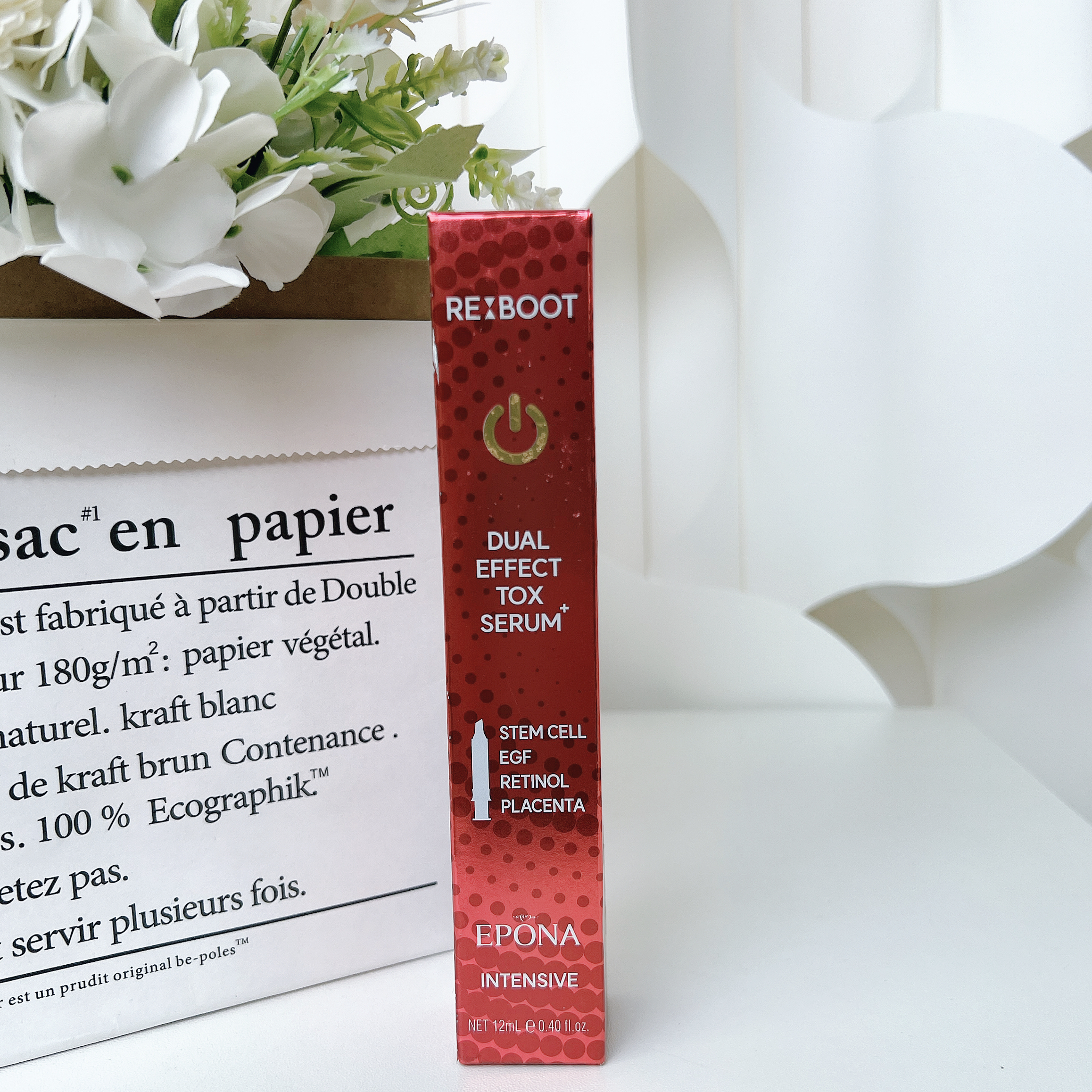 雙重功效幹細胞精華液 12ml EPONA RE:BOOT DUAL EFFECT SERM TOX SHOT 12ml - 韓國Epona #EP09