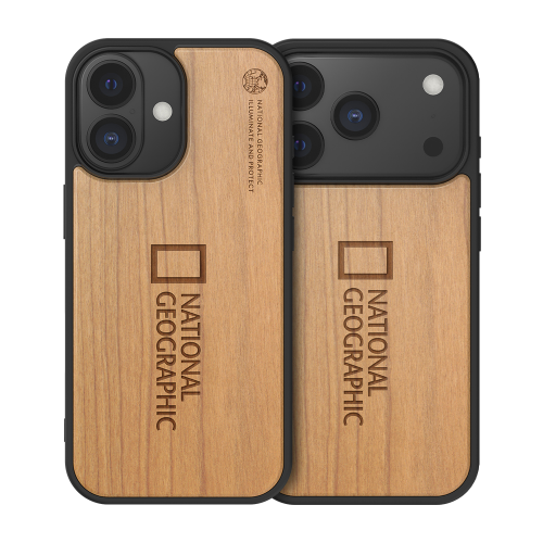 National Geographic - Magsafe Nature Wood - iPhone 17 Case 國家地理天然木防撞磁吸充電手機殼