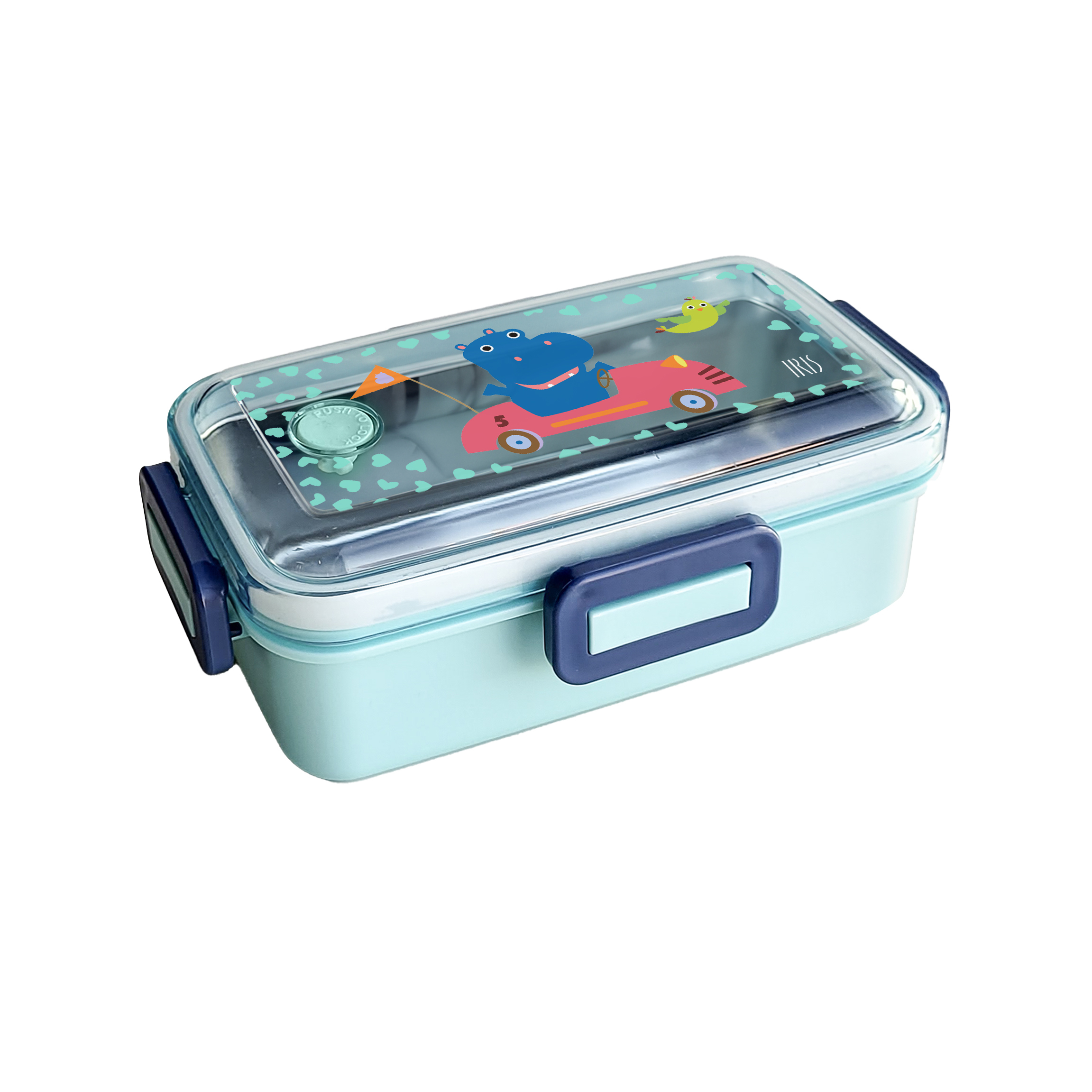 巴塞隆娜 IRIS 不銹鋼內層飯盒 530ML 趣味叢林